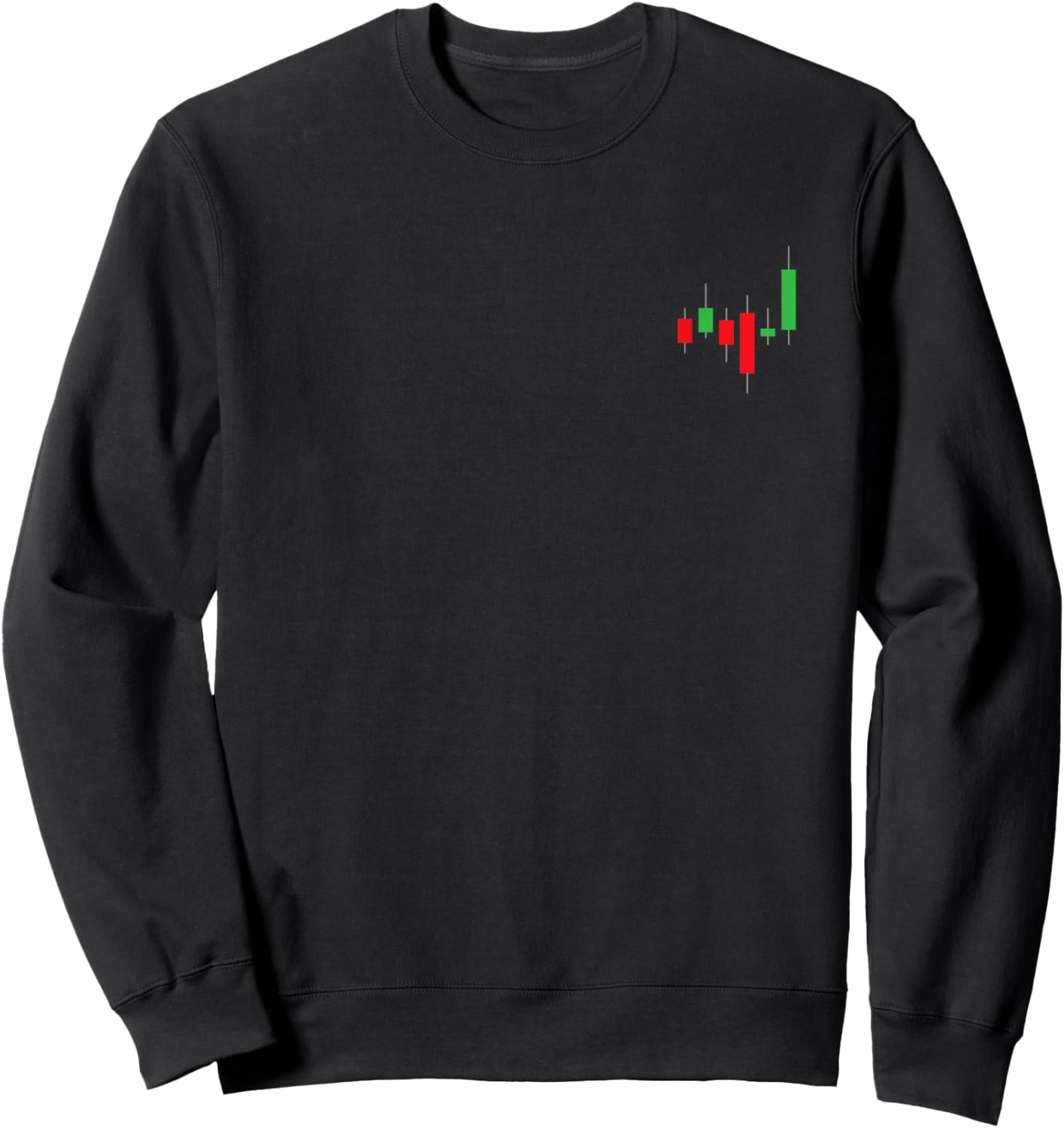Cute Stock Market Art Women Stock Trader Day Trading Sweatshirt - Sweatshirt | Black
