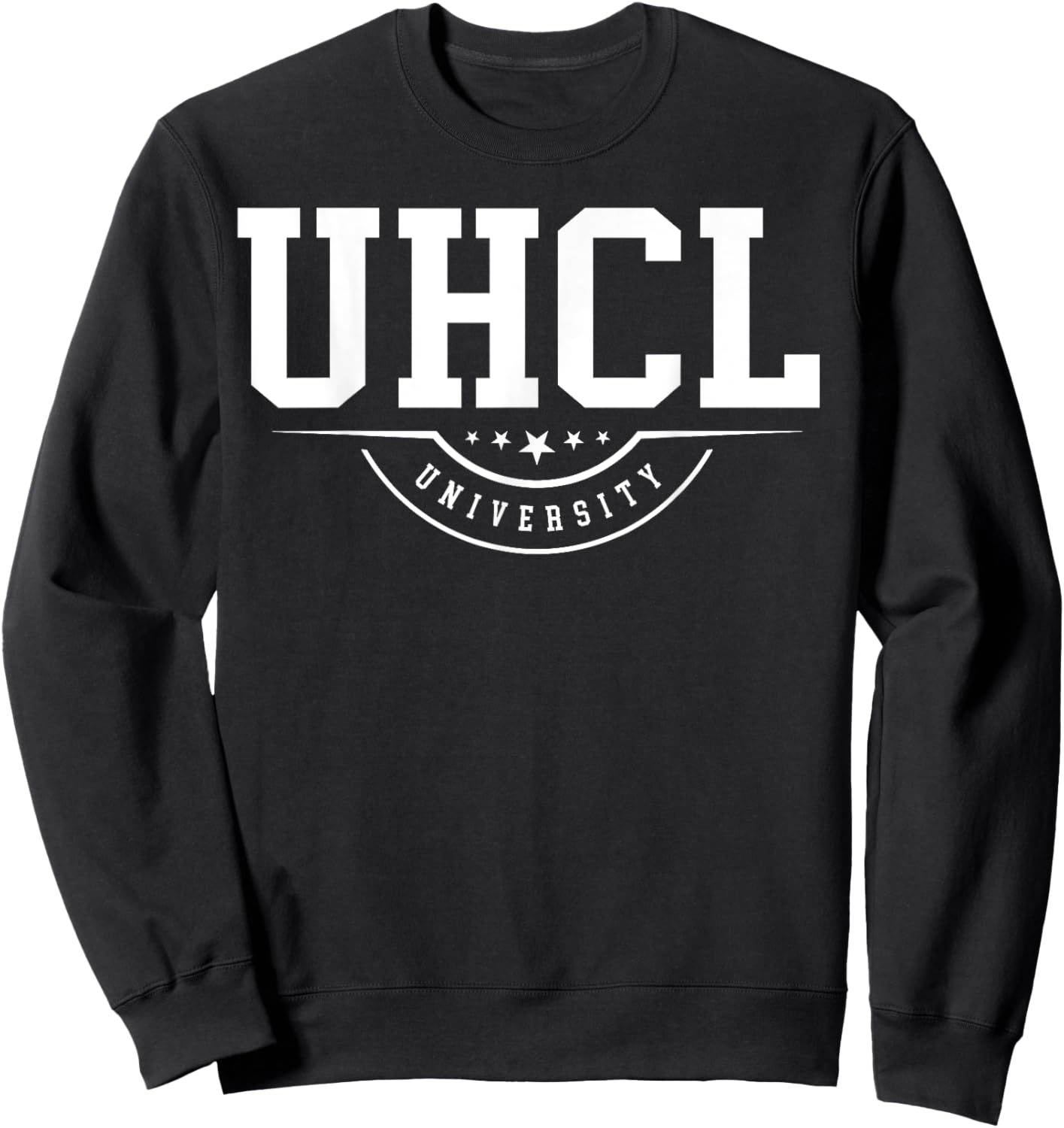 UHCL University Arch Vintage Classic Design Gifts Men Women Sweatshirt - Sweatshirt | Black