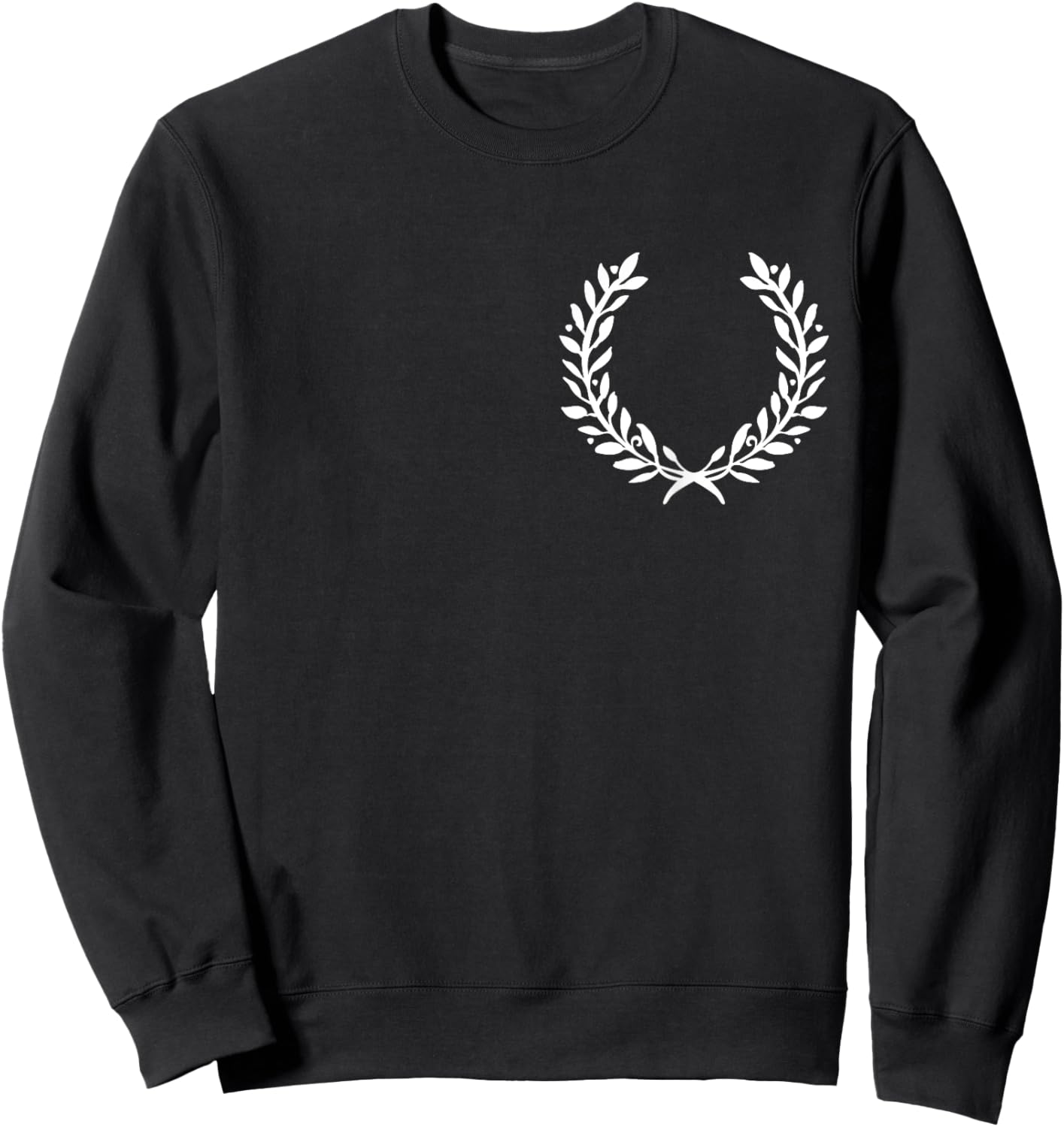 Laurel Wreath Tattoo Art for Winners at the Award Ceremony Sweatshirt - Sweatshirt | Black