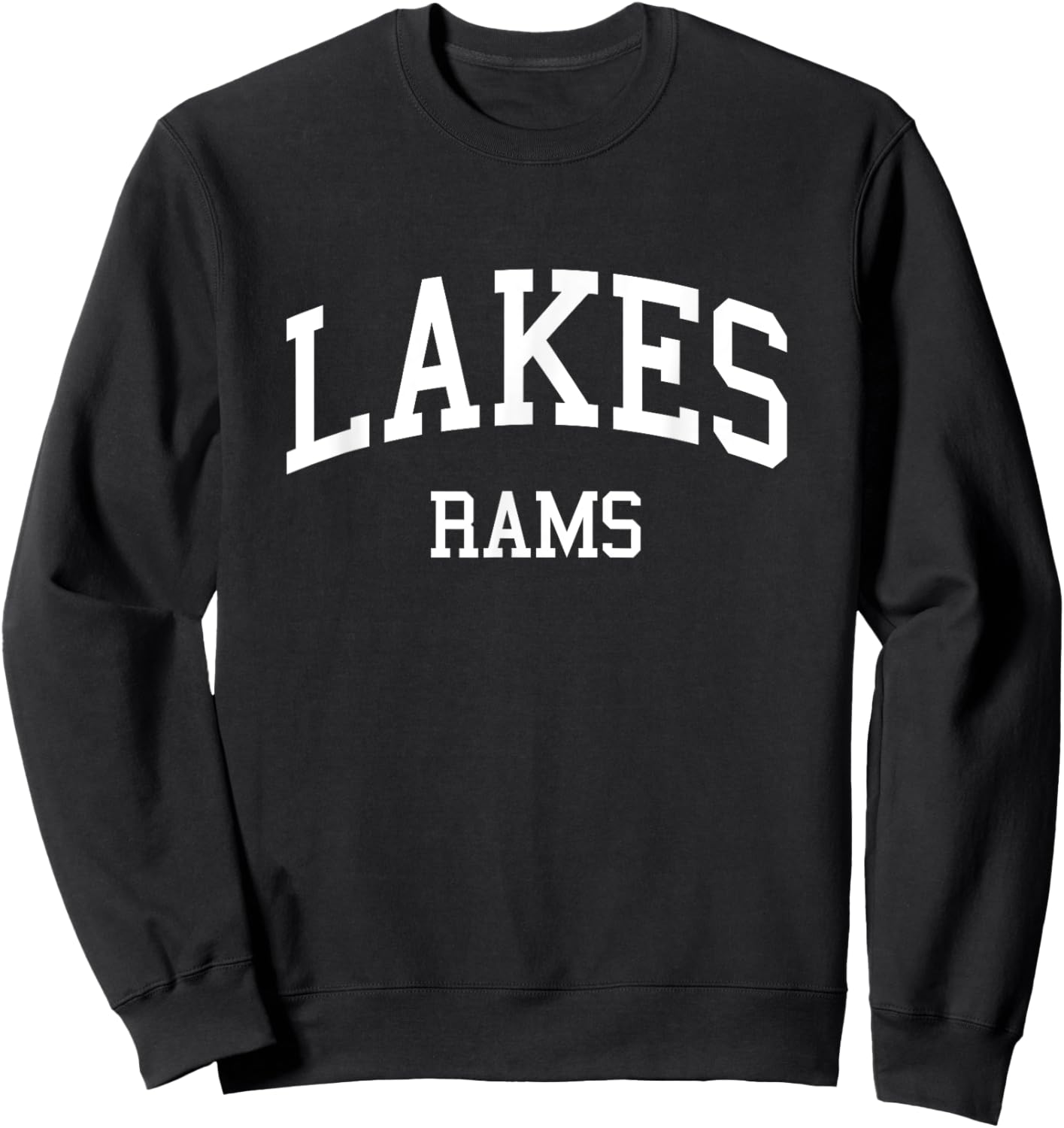 Lakes High School HS West Palm Beach FL Retro Sports Sweatshirt - Sweatshirt | Black