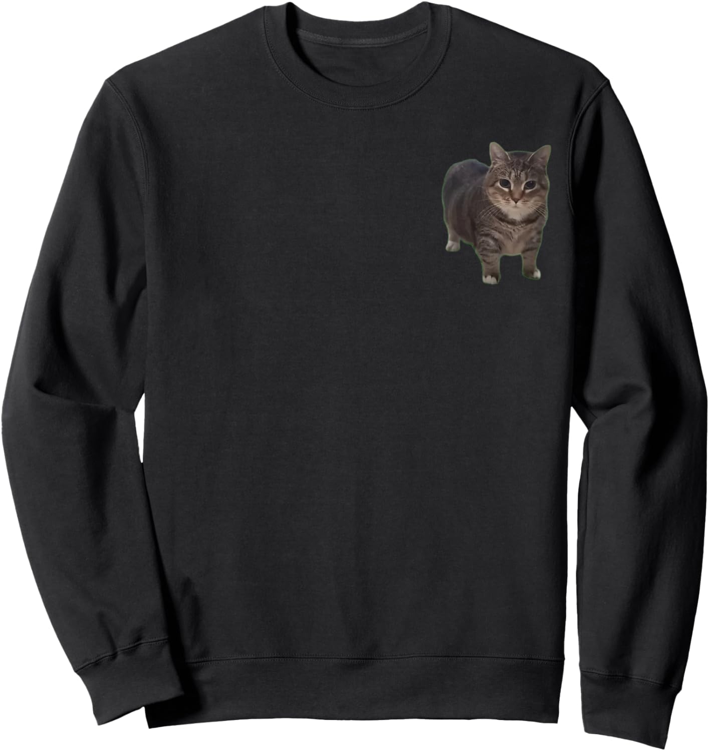 Funny Oia Oiiai Oiiiai Cat oia oiia oiia Spinning Cat Meme Men Women Kids Sweatshirt - Sweatshirt | Black