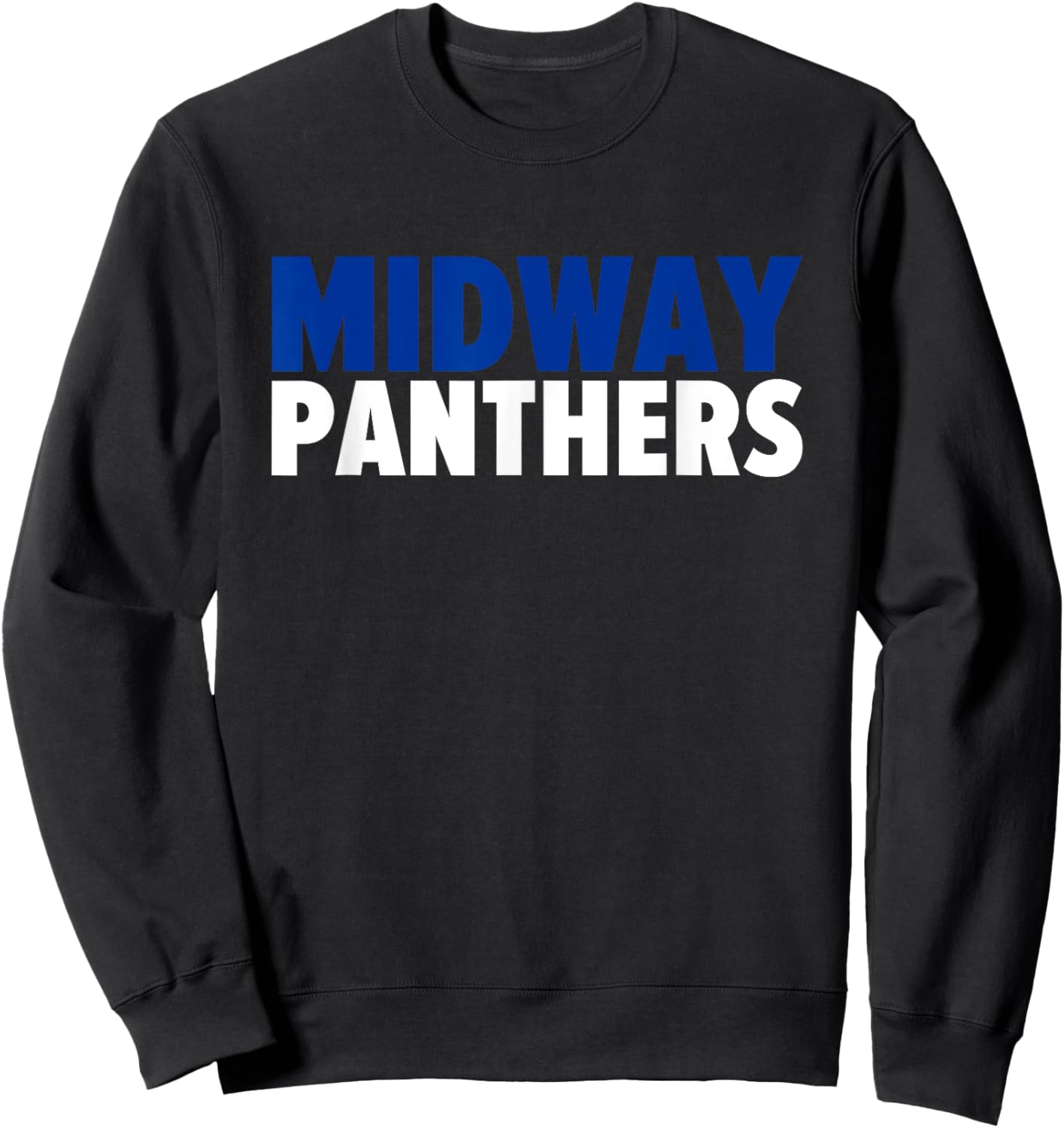 Midway Panthers Bold Sweatshirt - Sweatshirt | Black