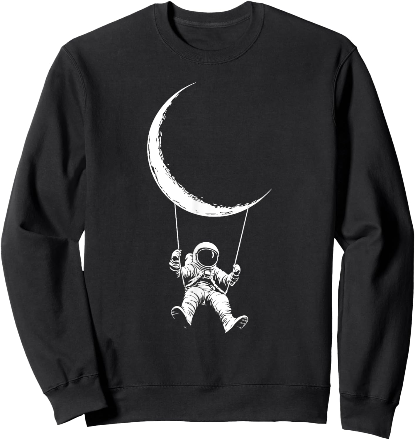 Moon Swing Space Astronaut Sweatshirt - Sweatshirt | Black