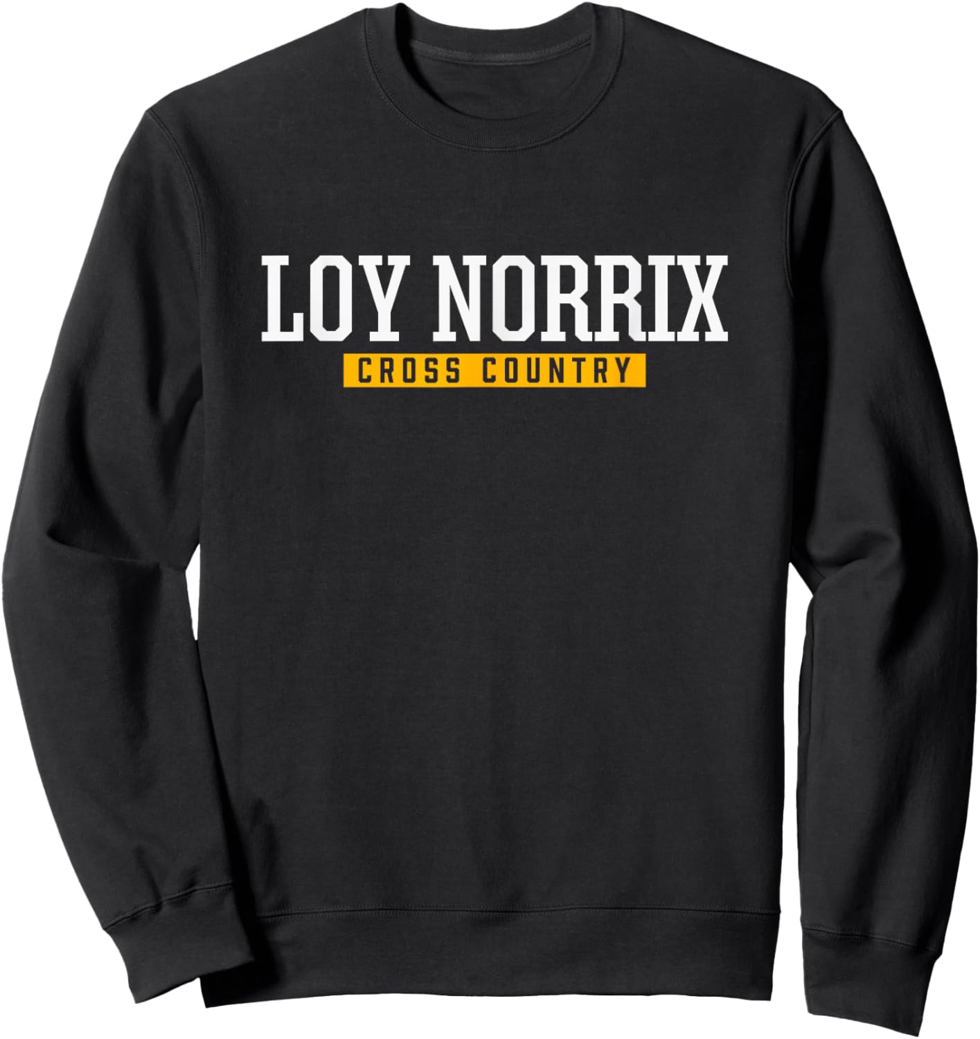 Loy Norrix High School Cross Country Sweatshirt - Sweatshirt | Black