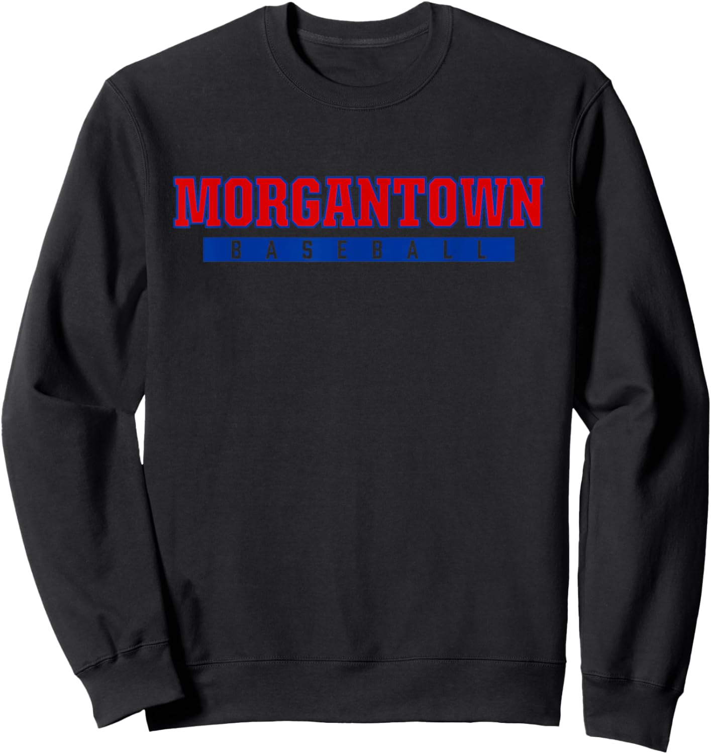 Morgantown High School Baseball Sweatshirt - Sweatshirt | Black