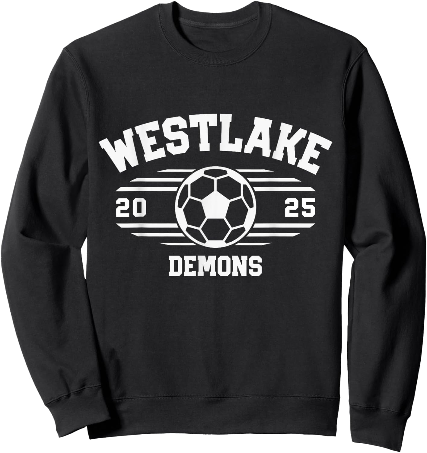 Westlake Demons Soccer Ball 2025 Sweatshirt - Sweatshirt | Black