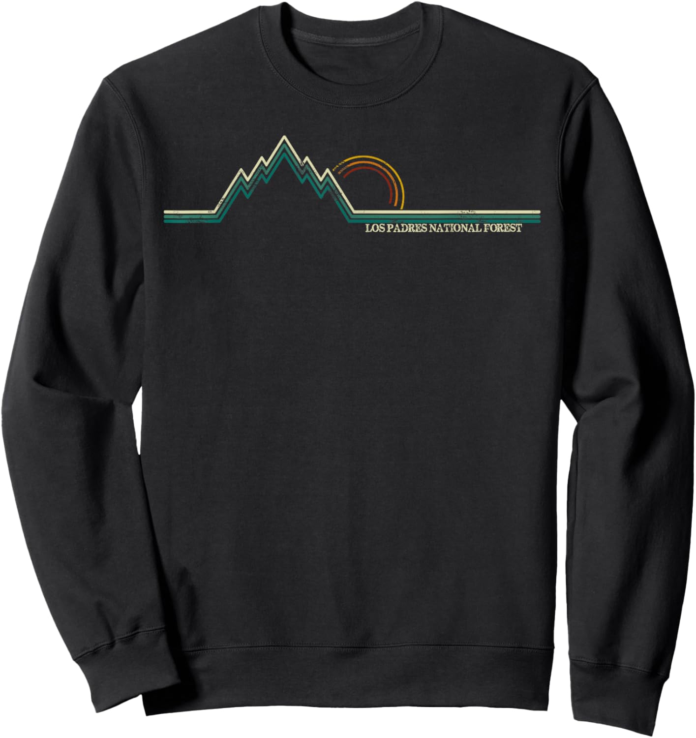 Los Padres National Forest (California) Sweatshirt - Sweatshirt | Black