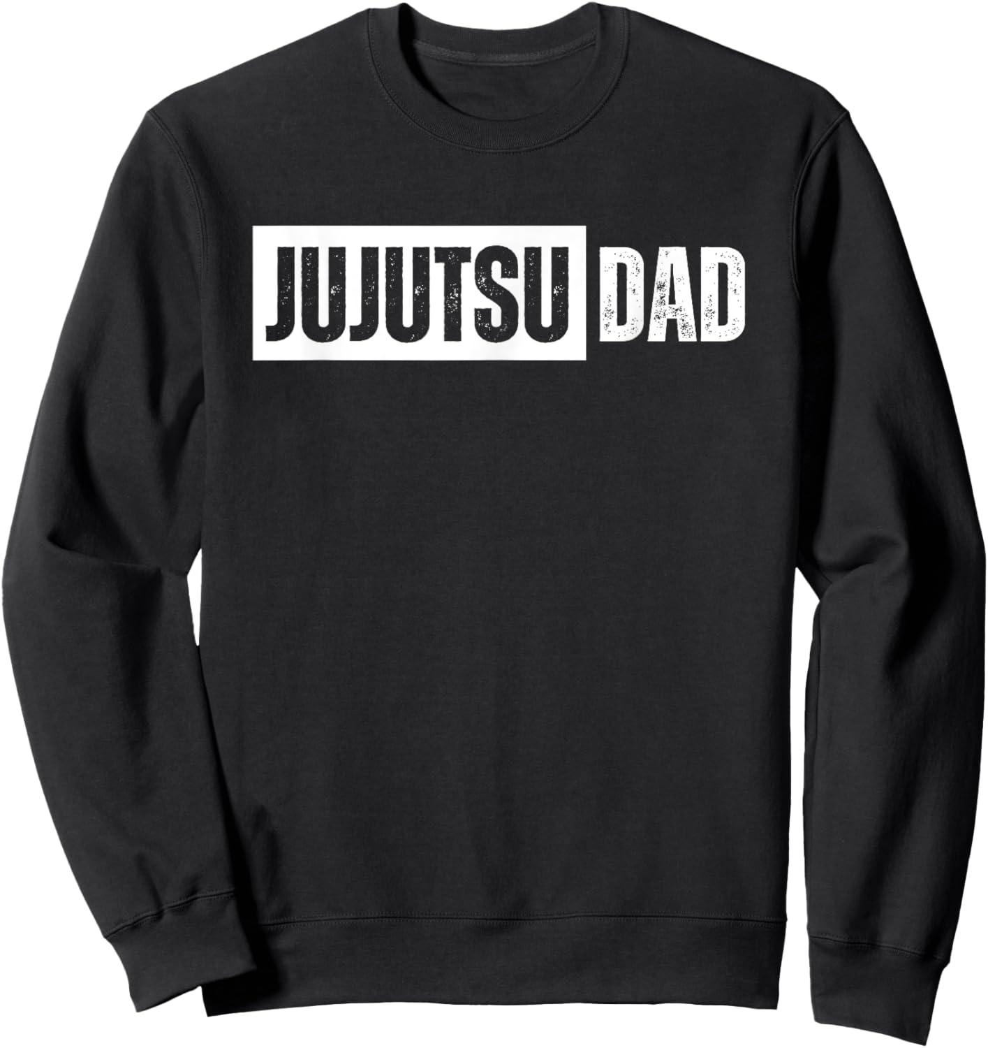 Jujutsu Dad Distressed Sweatshirt - Sweatshirt | Black