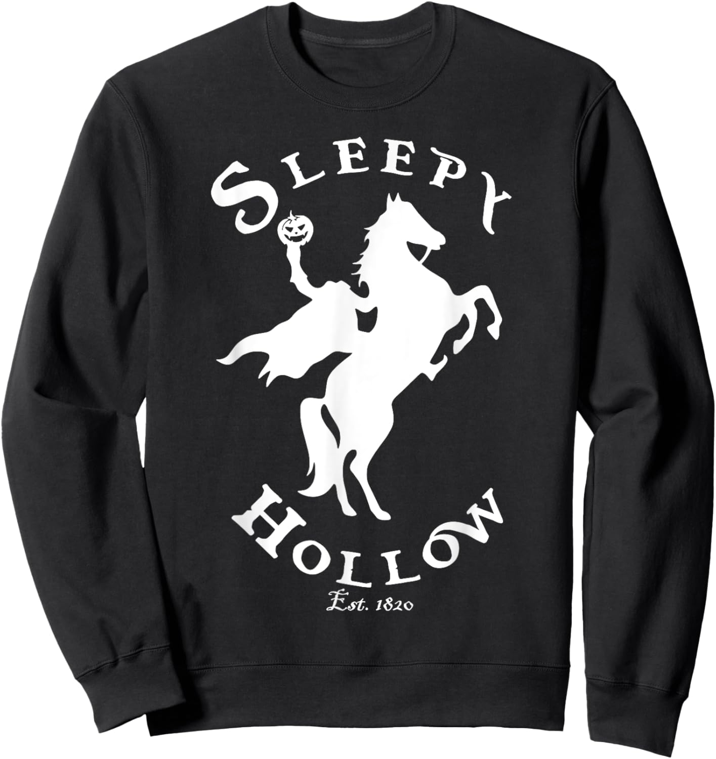 Vintage Headless.Horseman Halloween Sleepy Hollow Est 1820 Sweatshirt - Sweatshirt | Black