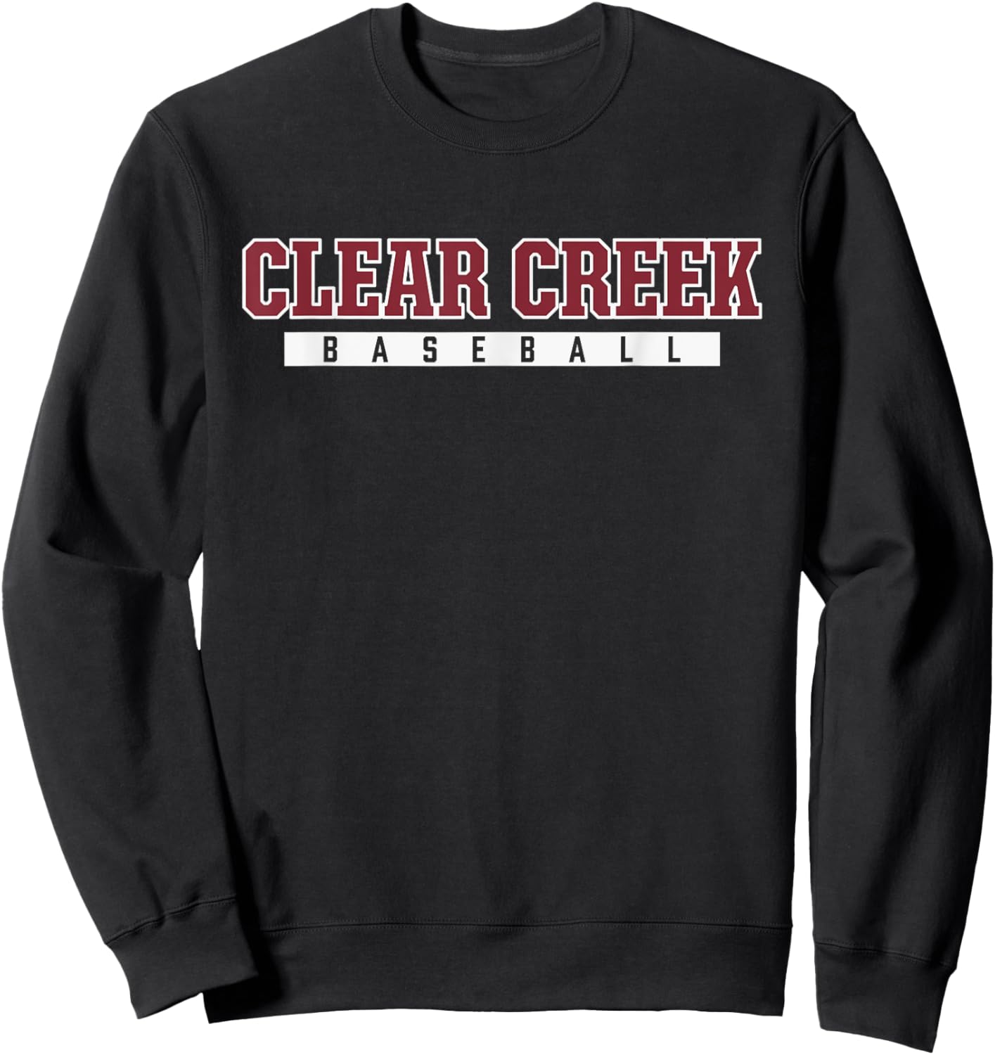 Clear Creek High School Baseball Sweatshirt - Sweatshirt | Black