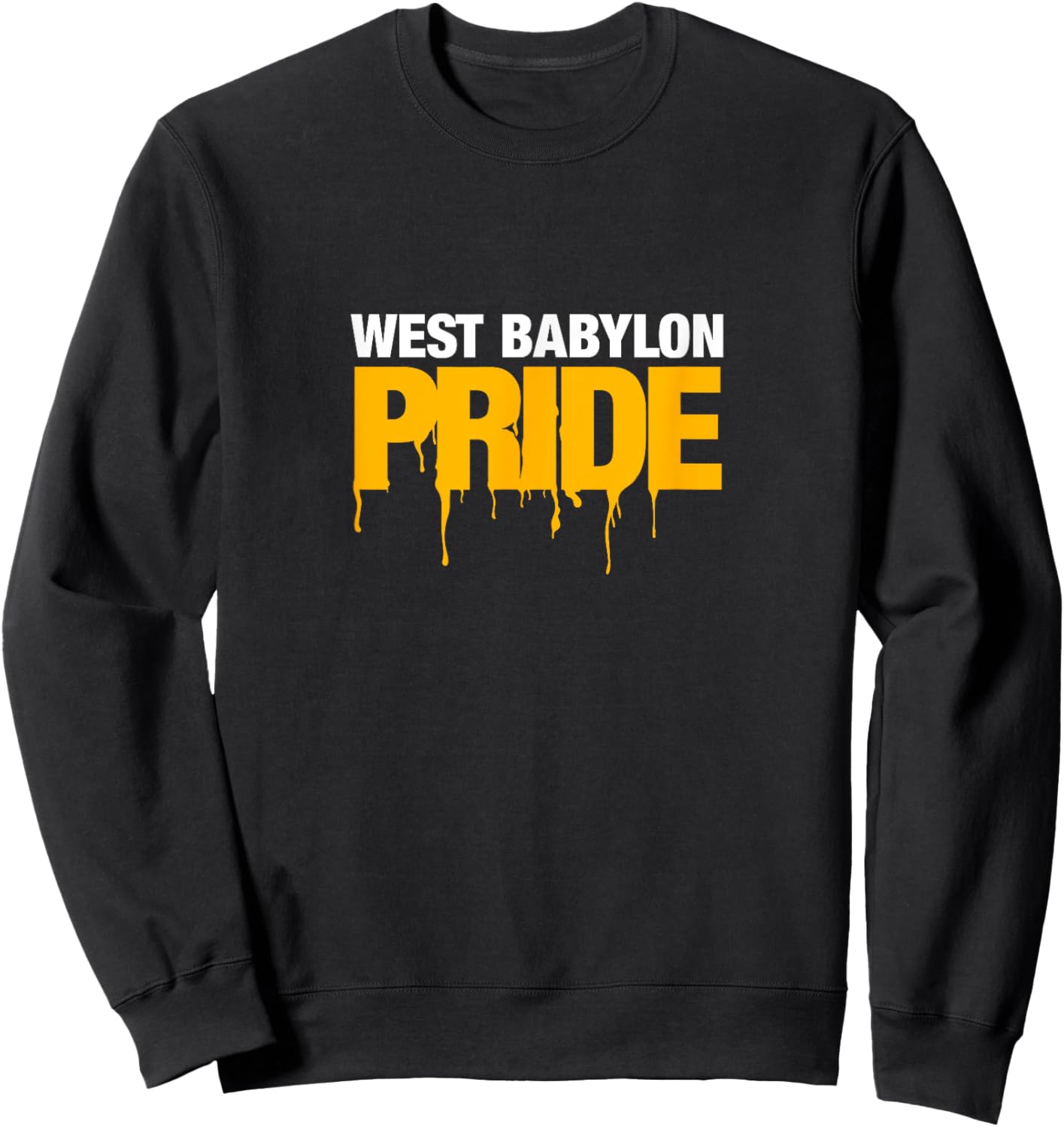 West Babylon High School PRIDE Sweatshirt - Sweatshirt | Black