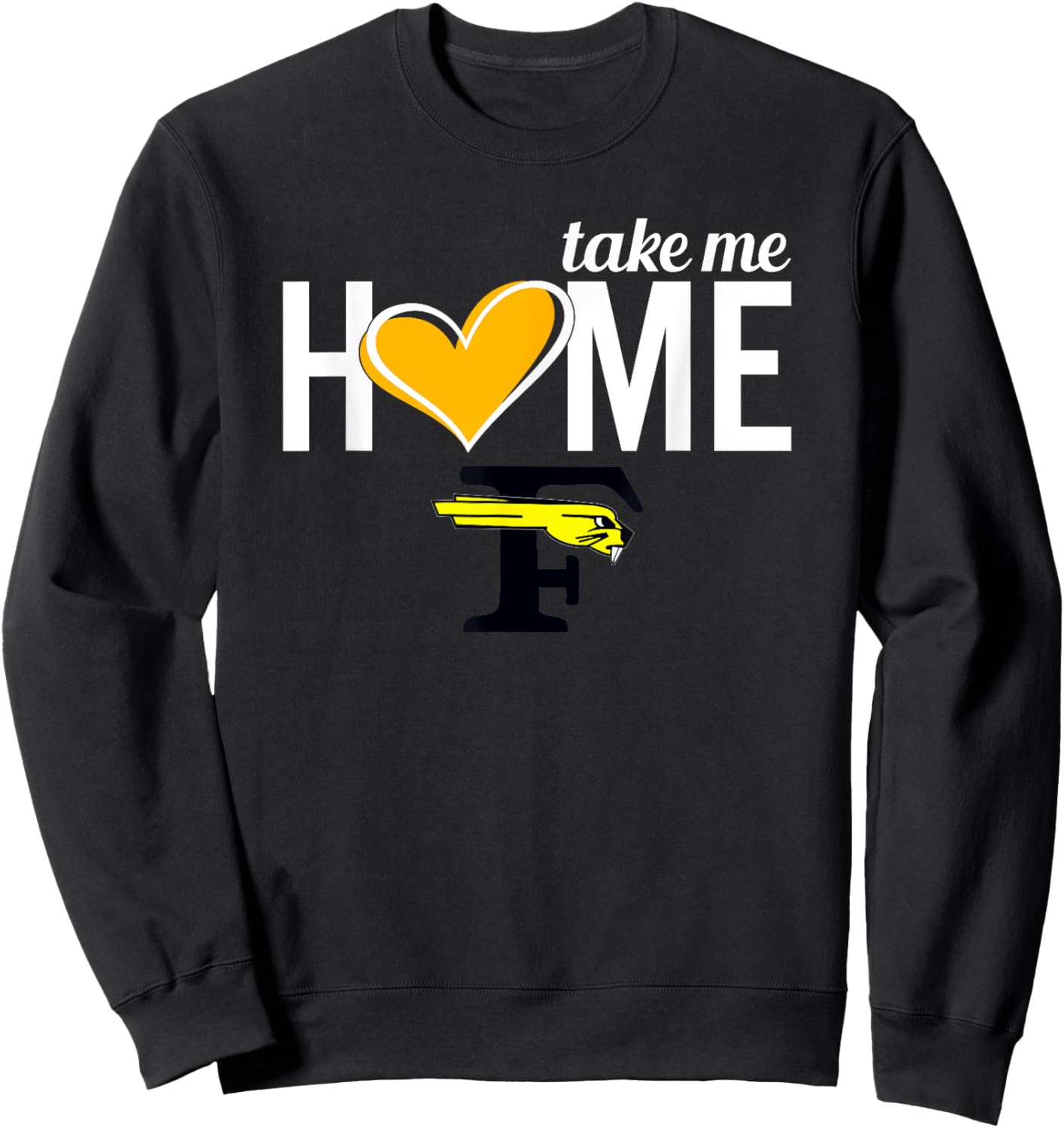 Forney Jackrabbits Logo Take Me Home HS Sweatshirt - Sweatshirt | Black