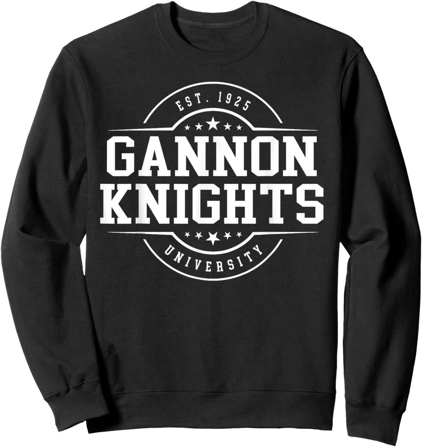 Gannon University Knights Arch Vintage Classic Design Gifts Sweatshirt - Sweatshirt | Black