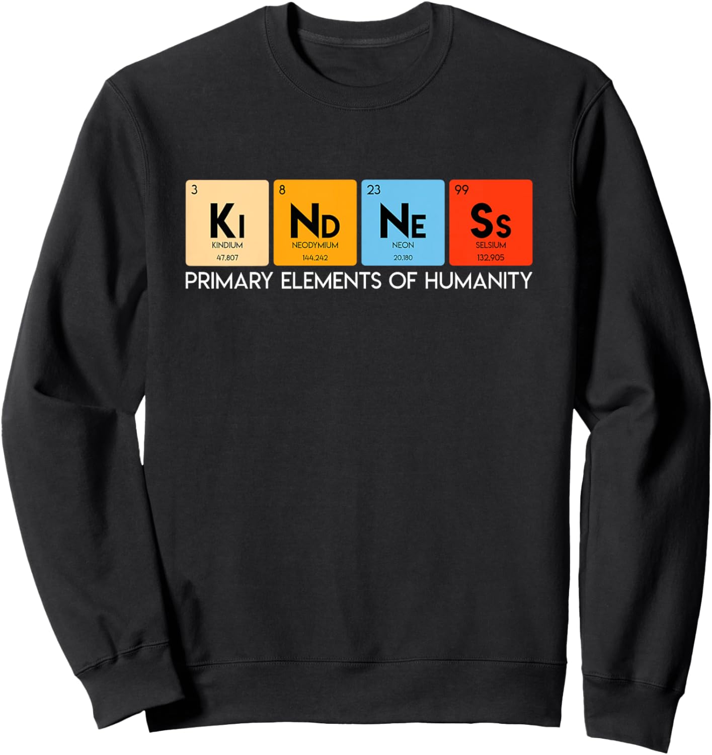 Inspiring Positive Kind Slogan for Kid Youth Teen Boys Girls Sweatshirt - Sweatshirt | Black