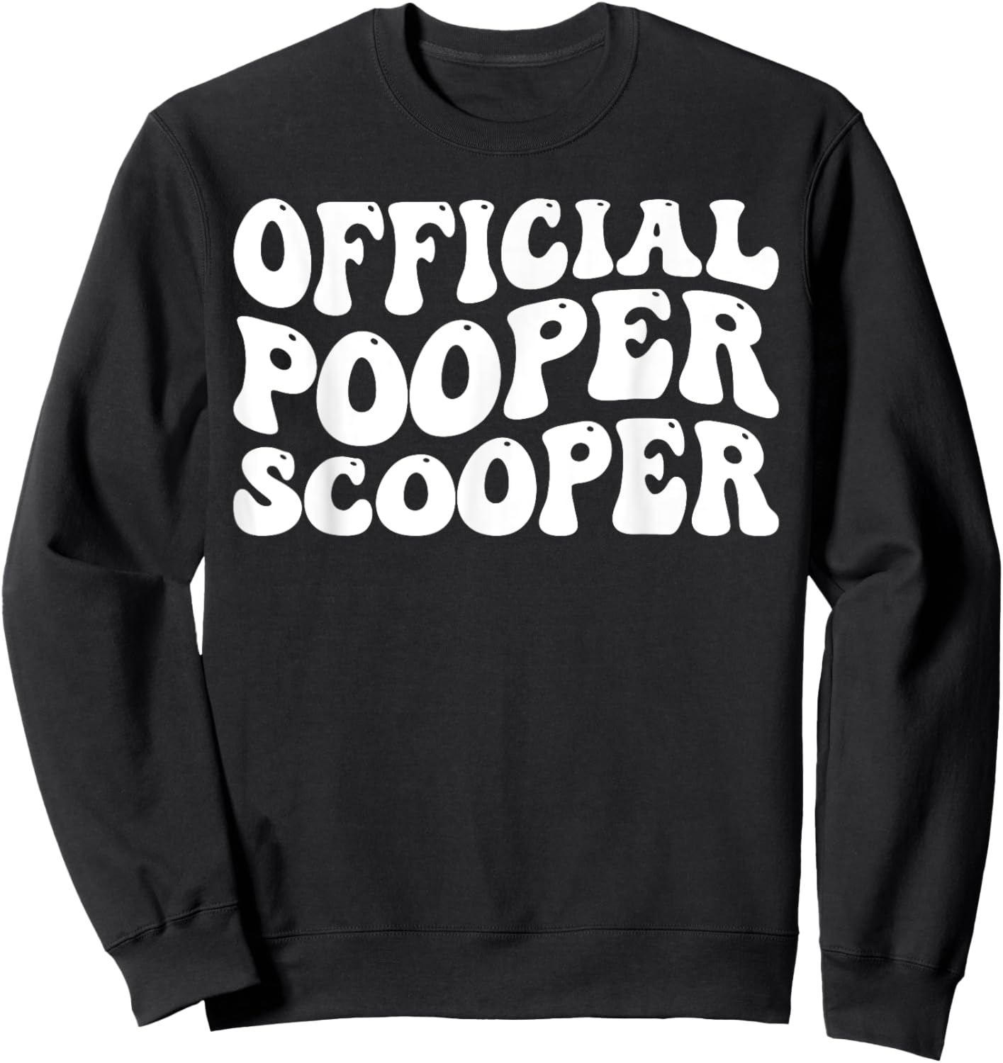 Official Pooper Scooper _ Sweatshirt - Sweatshirt | Black