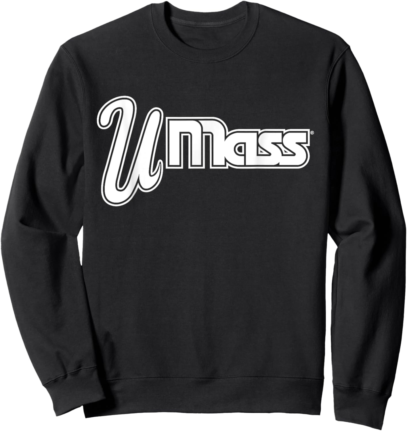 UMass Minutemen | Official Licensed NCAA Merch | UMASVIN1004 Sweatshirt - Sweatshirt | Black