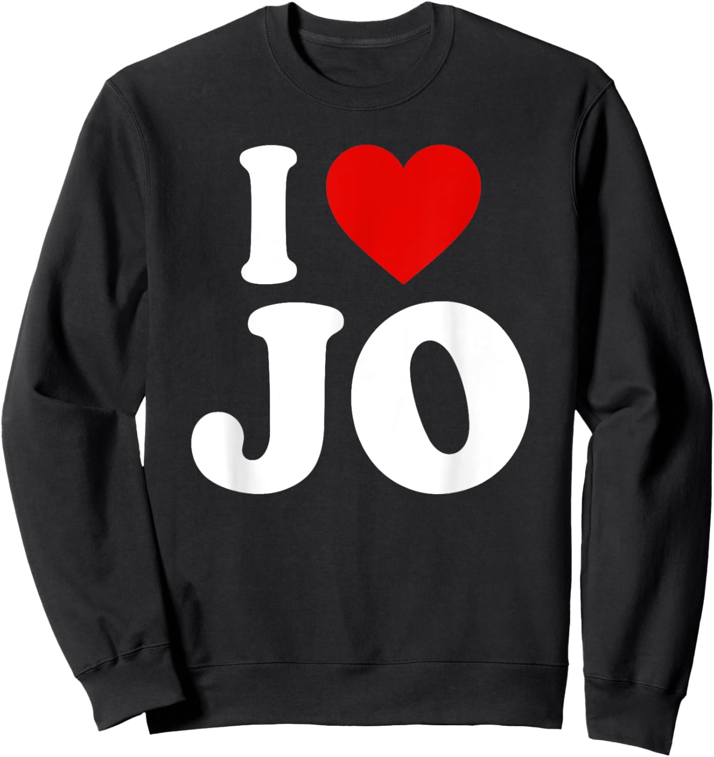 I Heart Love Jo Sweatshirt - Sweatshirt | Black