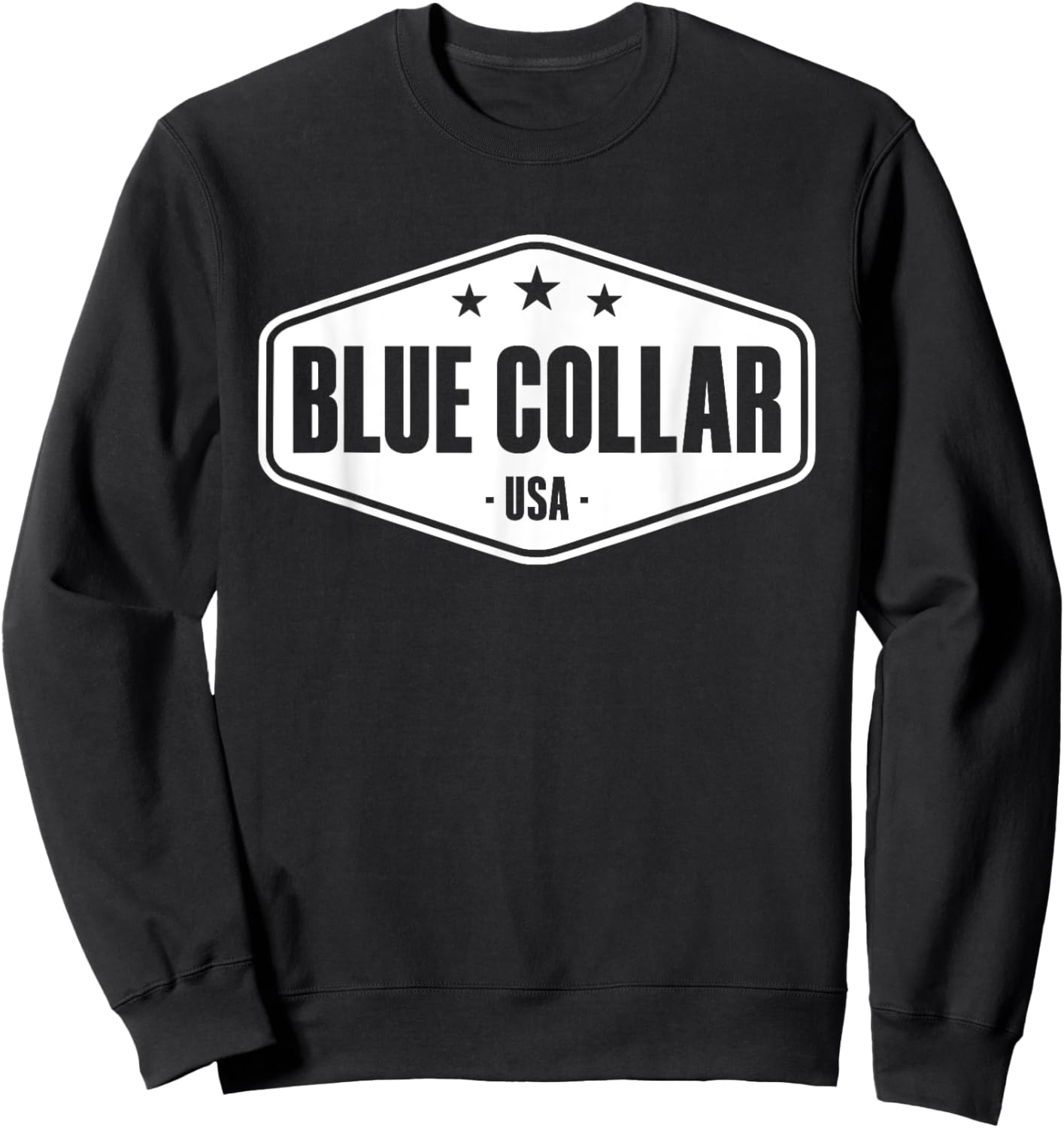 Blue Collar Worker Mechanic Workwear Blue Collar Sweatshirt - Sweatshirt | Black