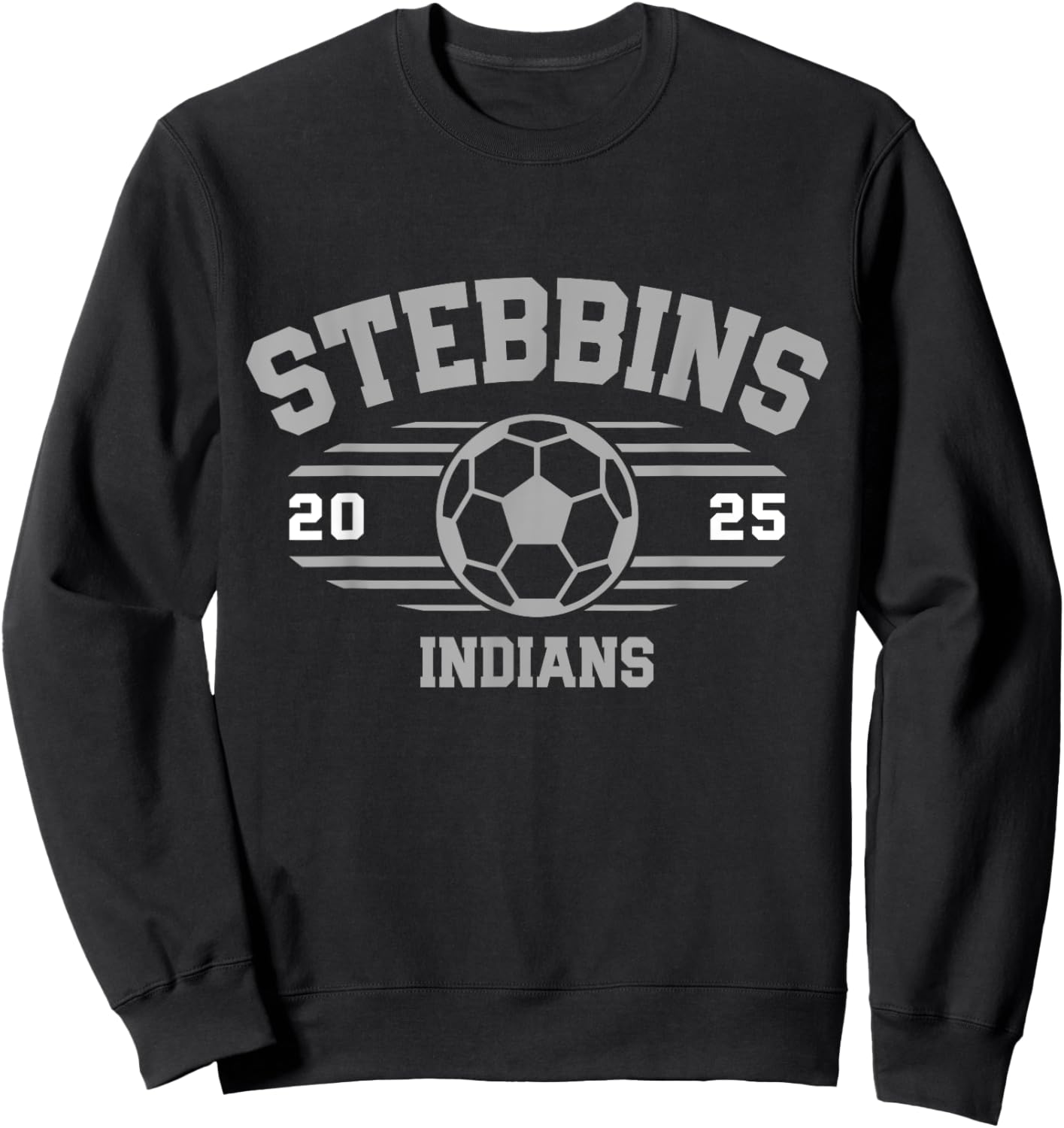 Stebbins Indians Soccer Ball 2025 Sweatshirt - Sweatshirt | Black