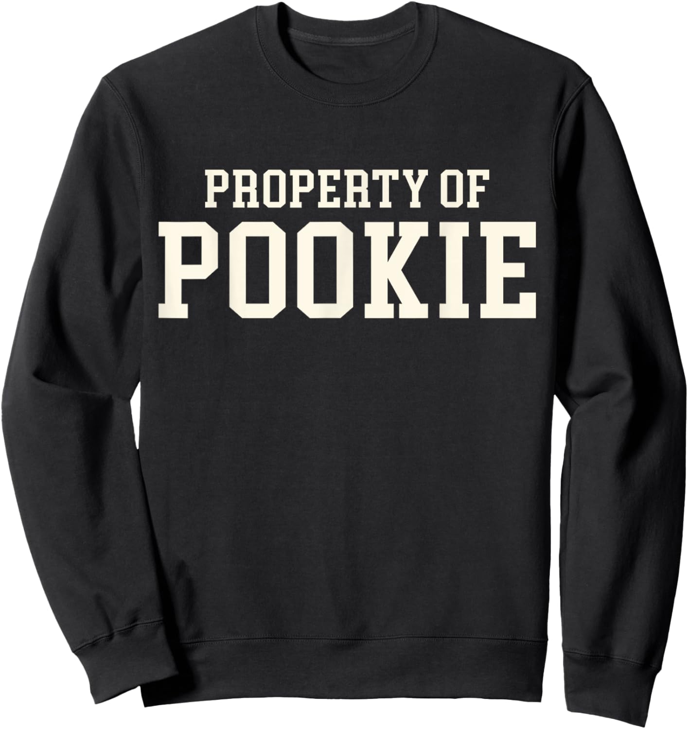 Property Of Pookie Sweatshirt - Sweatshirt | Black