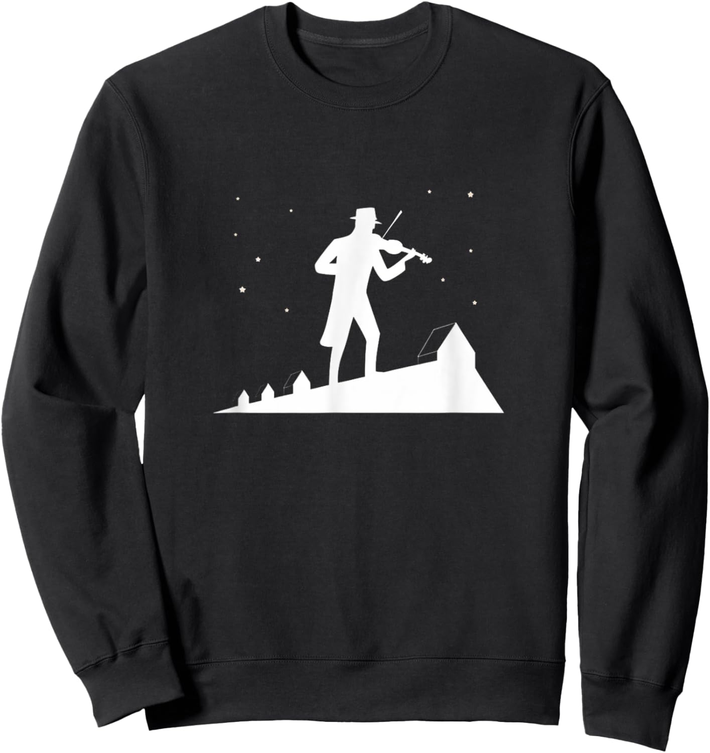Fiddler On Roof Retro Musical Theater Broadway Theatre Sweatshirt - Sweatshirt | Black