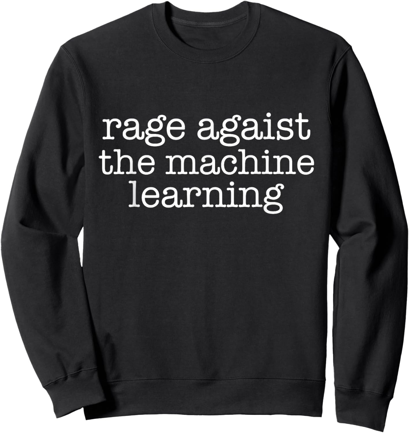 Funny Quote designs -Adults Black Cotton Blend Short Sleeve Small Sweatshirt - Sweatshirt | Black