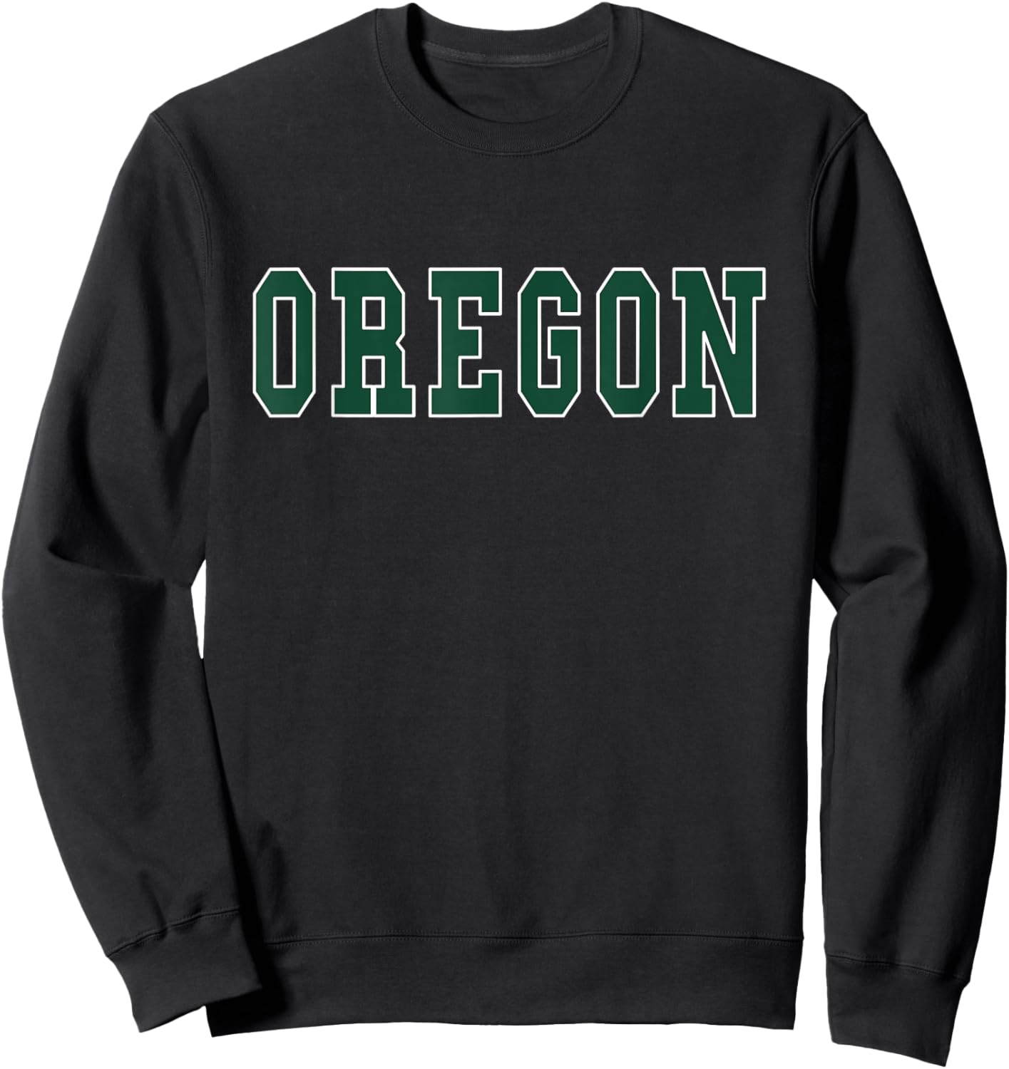 OREGON - Throwback Design - Classic Sweatshirt - Sweatshirt | Black
