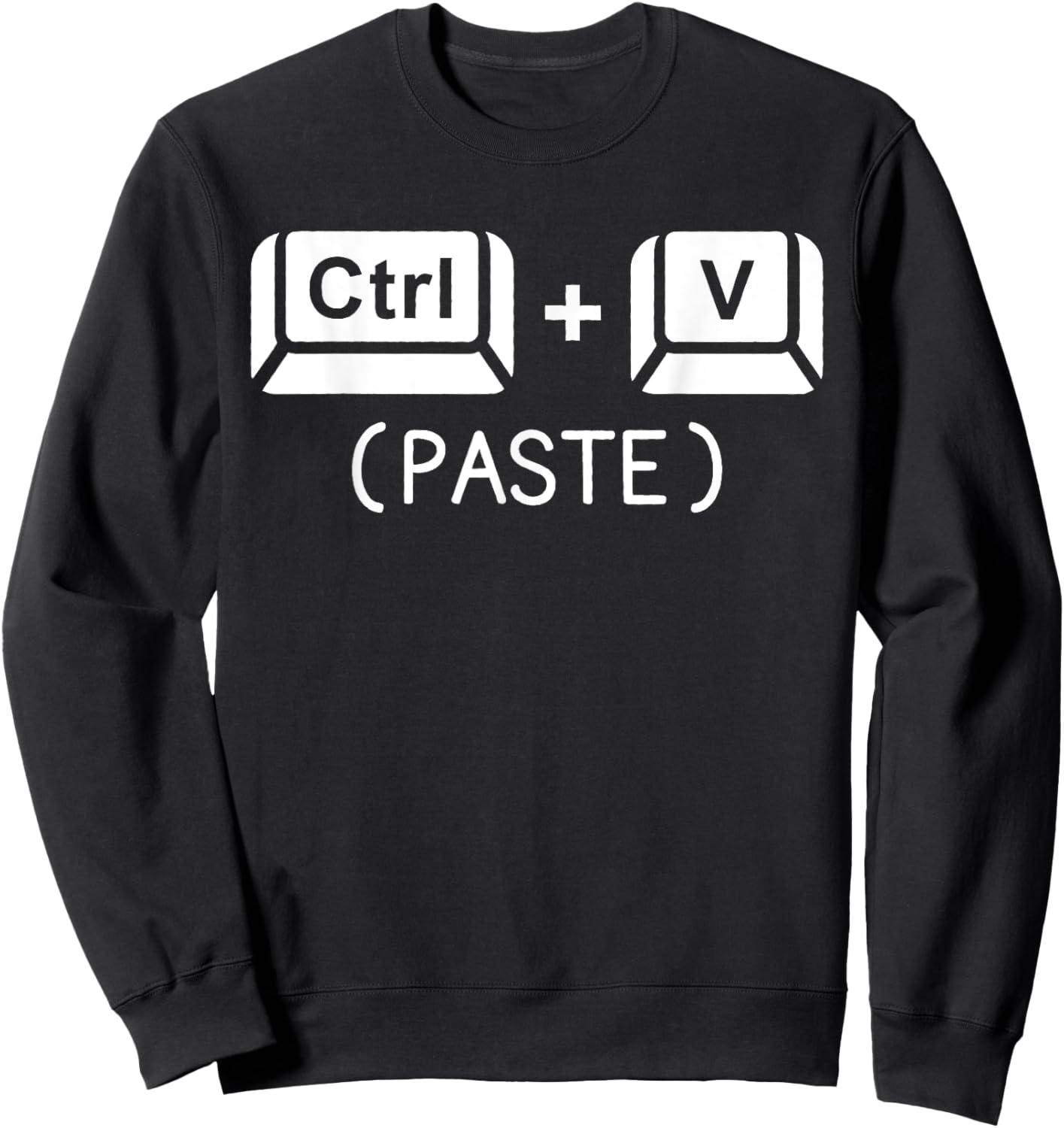 Copy Paste Ctrl C Ctrl V Dad Son Happy Father's Day Family Sweatshirt - Sweatshirt | Black