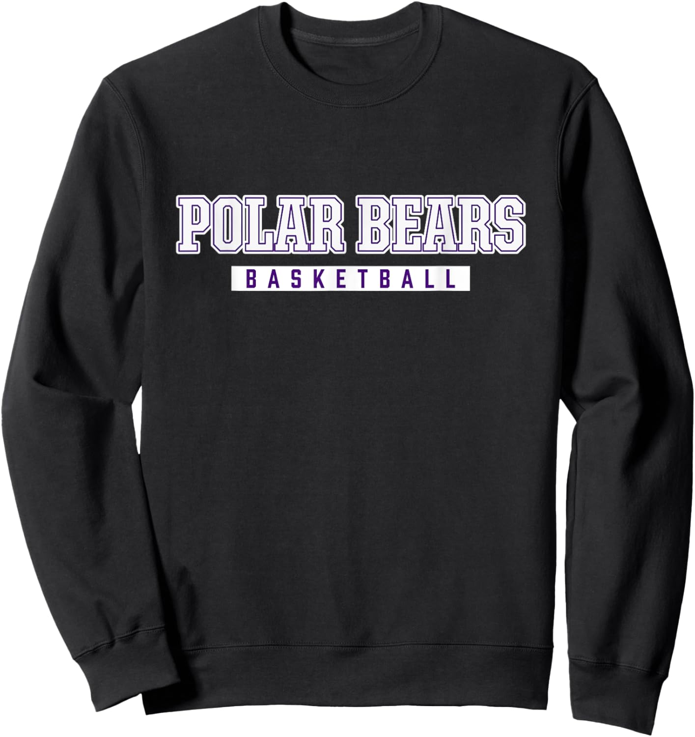 Polar Bears Basketball Northern High School Sweatshirt - Sweatshirt | Black