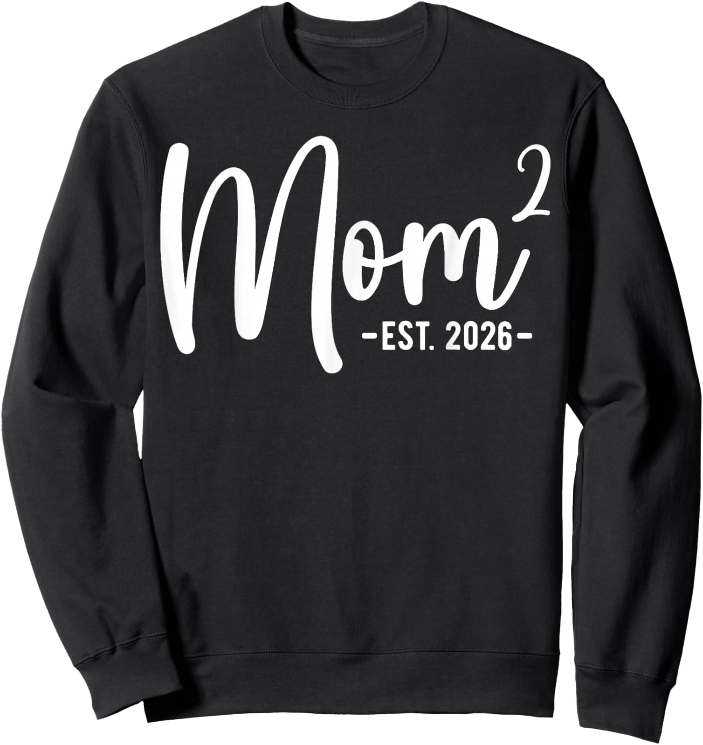 Mom of Two Mom of 2 Boys Girls Sweatshirt - Sweatshirt | Black