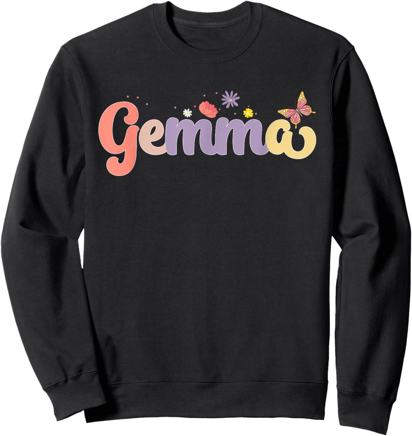 Gemma Proud Gemma Grandma Gemma Grandmother Sweatshirt - Sweatshirt | Black