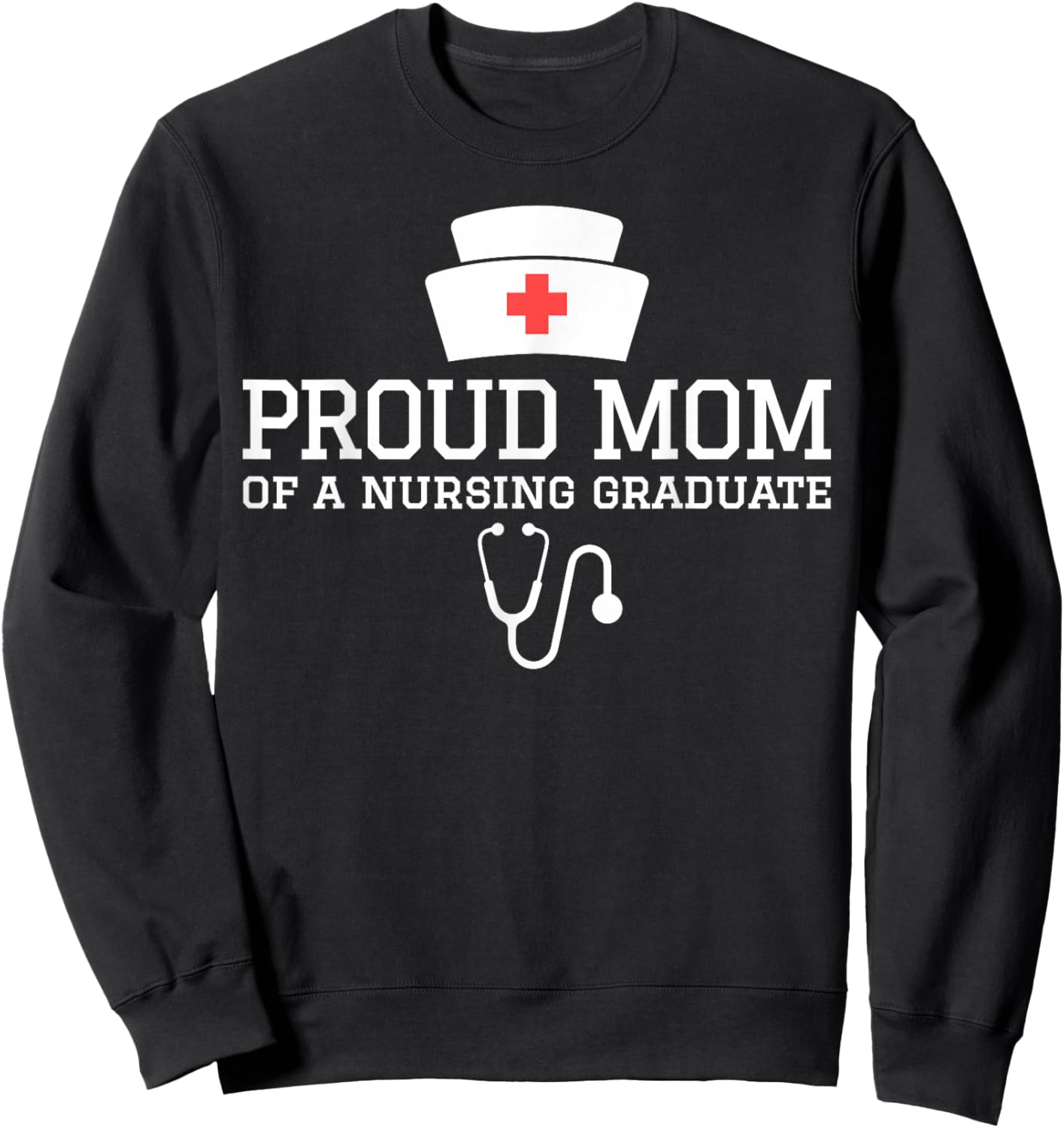 Nurse Senior 2026 Graduation Sweatshirt - Sweatshirt | Black