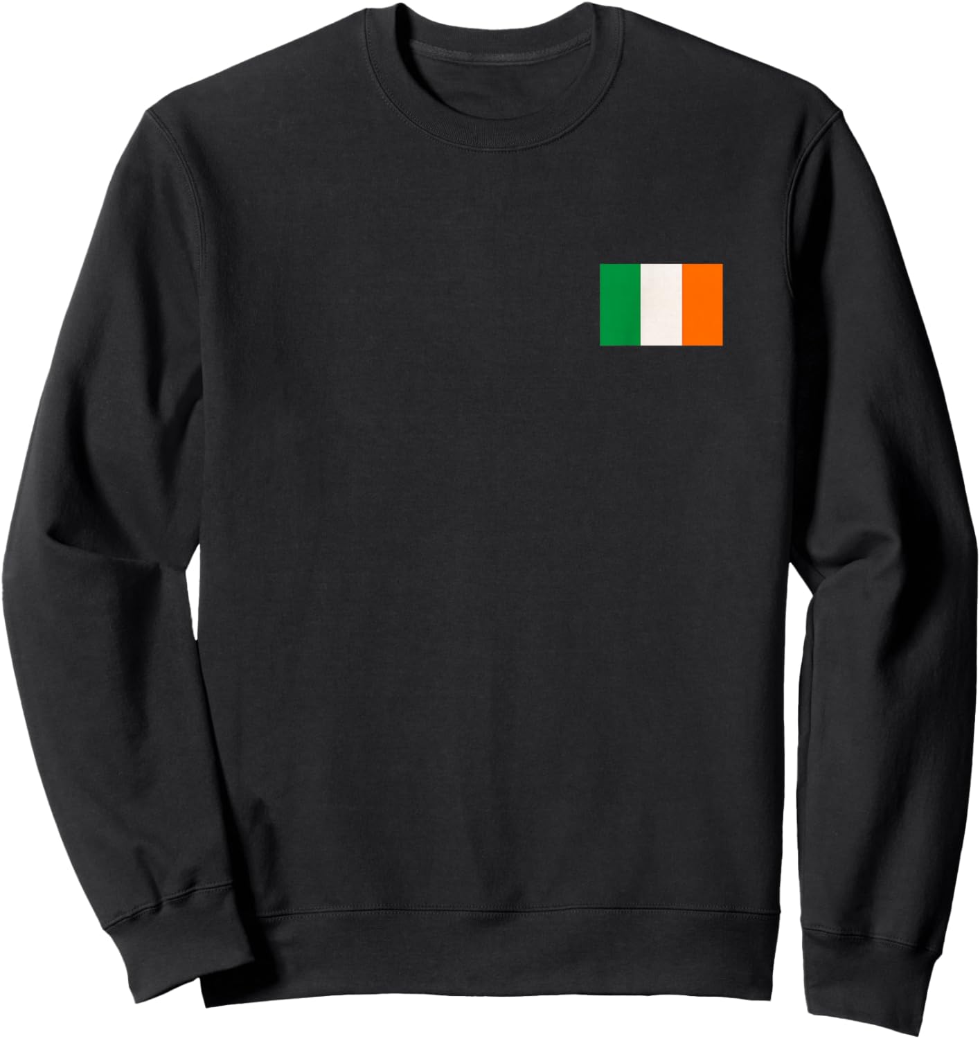 Irische Flagge, Tasche, Irland, Pride Eire, Vintage Grunge Sweatshirt - Sweatshirt | Black