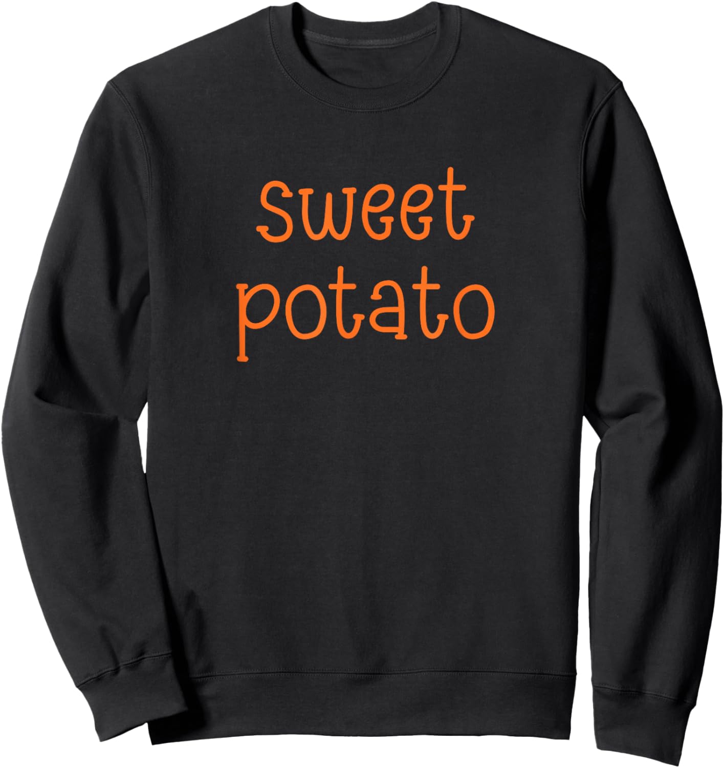 Sweet Potato Matching Couples Funny Thanksgiving Sweatshirt - Sweatshirt | Black
