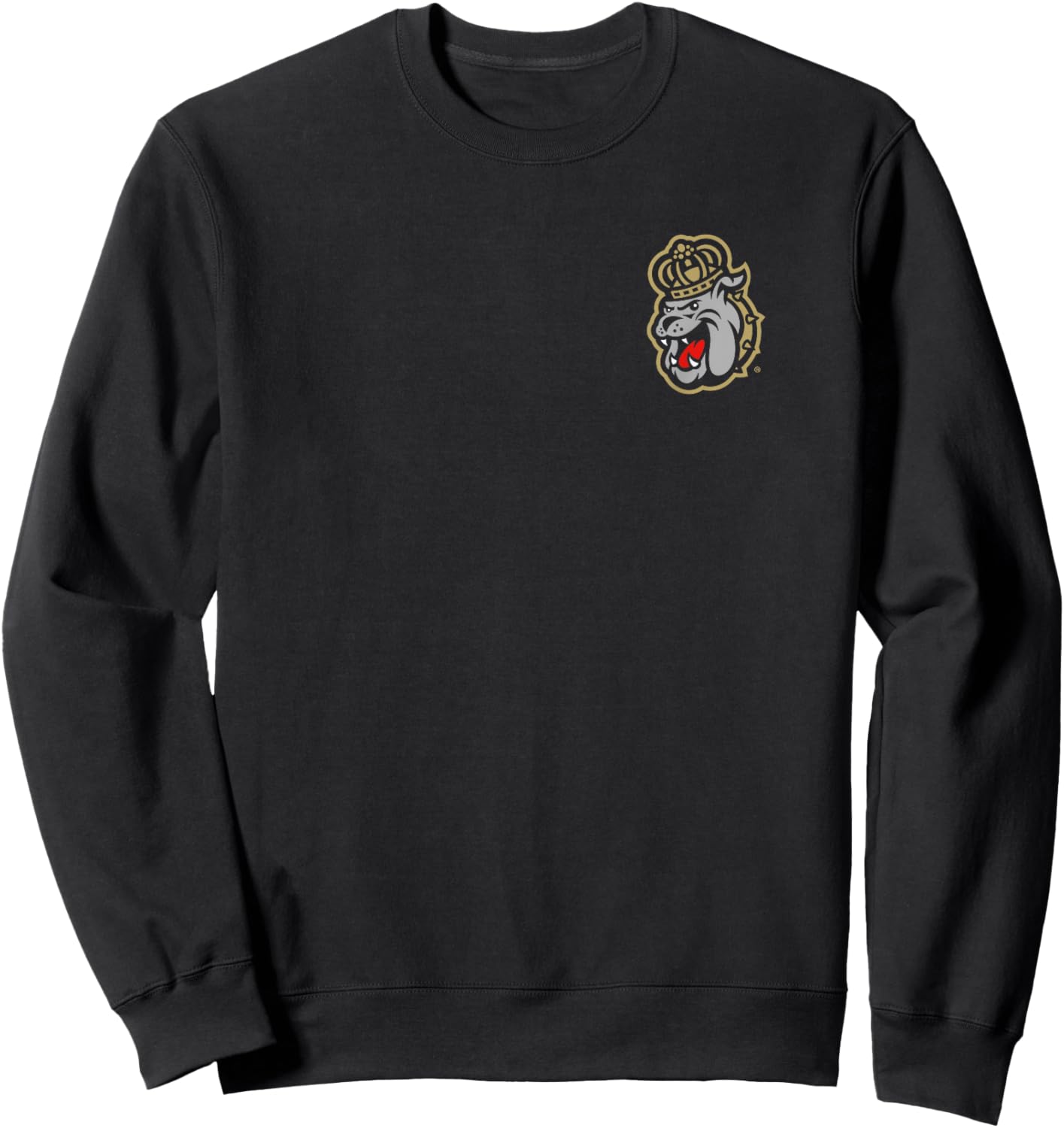 James Madison Dukes Front/Back Icon Purple Sweatshirt - Sweatshirt | Black