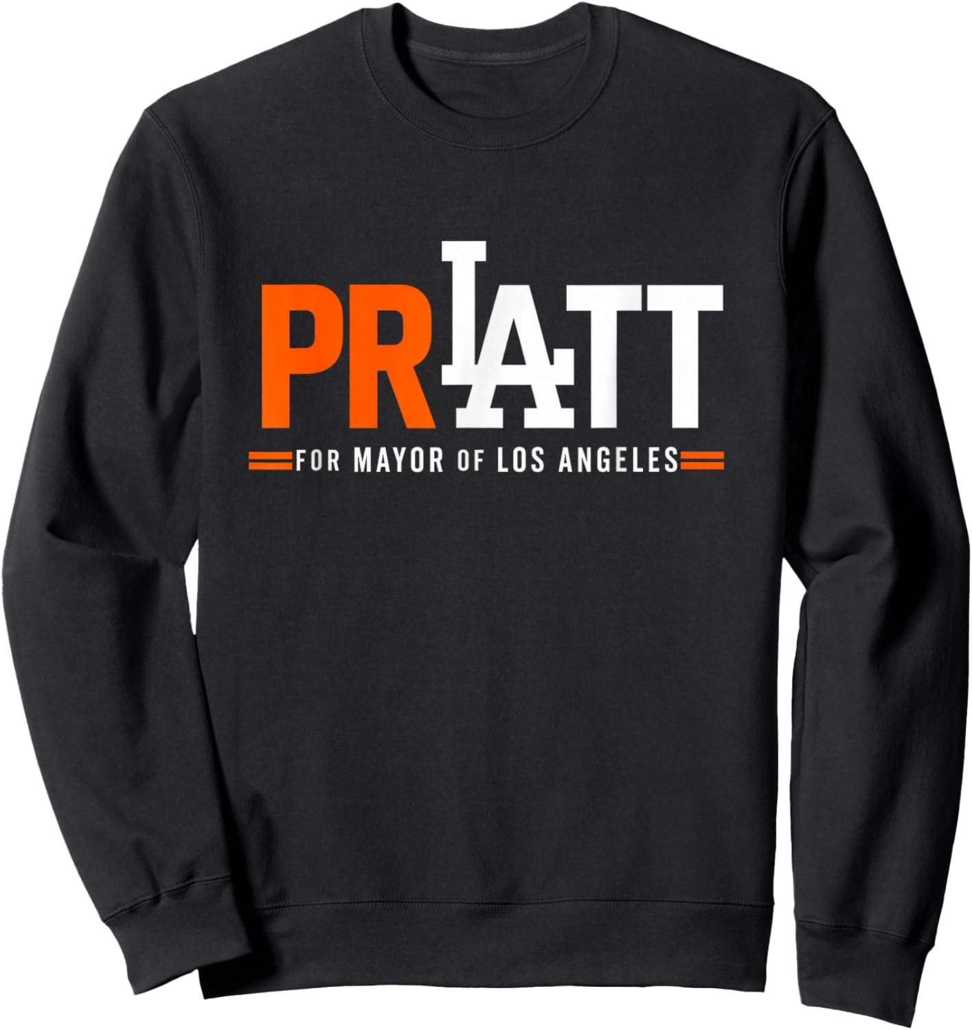 Pratt for Mayor of Los Angeles Sweatshirt - Sweatshirt | Black