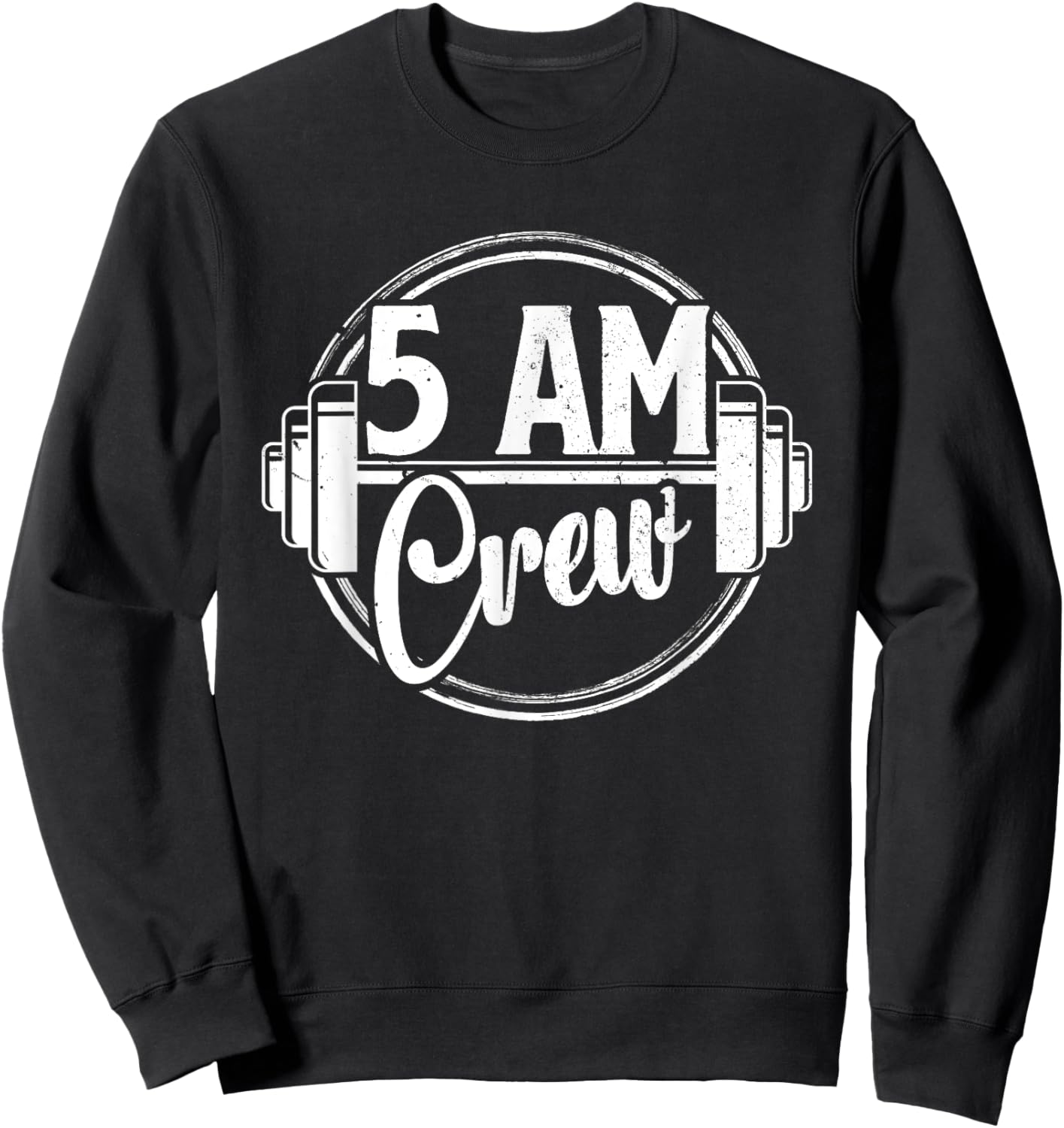5 am Crew Sweatshirt - Sweatshirt | Black
