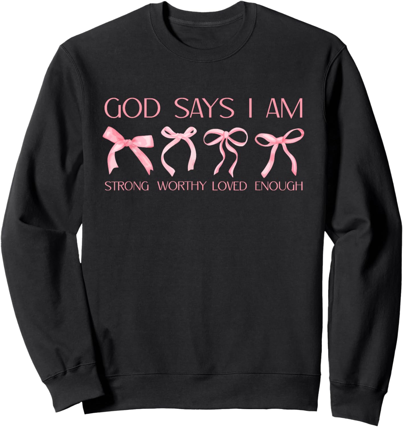 Quote Sweatshirt - Sweatshirt | Black