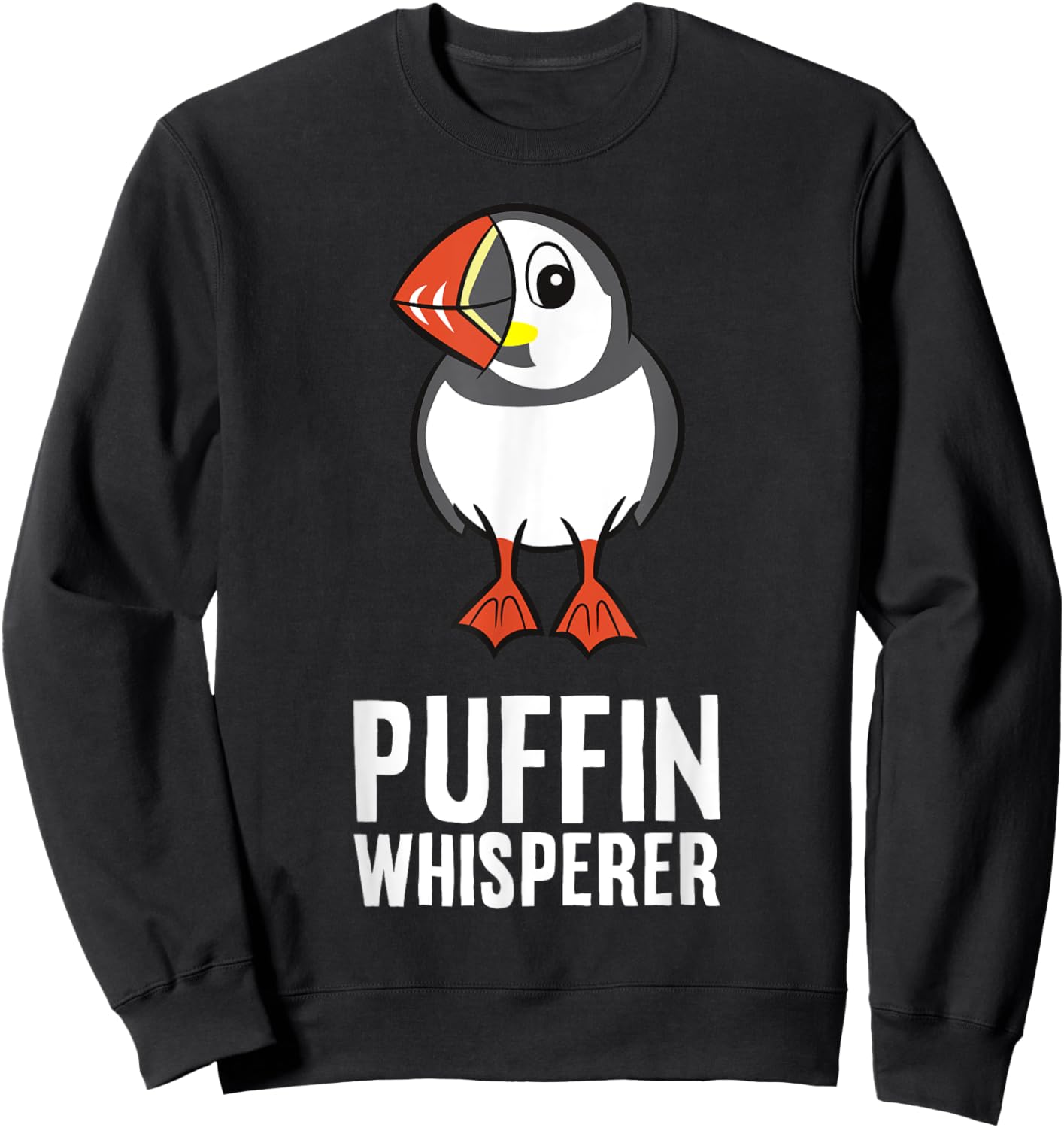 Puffin Whisperer Sweatshirt - Sweatshirt | Black