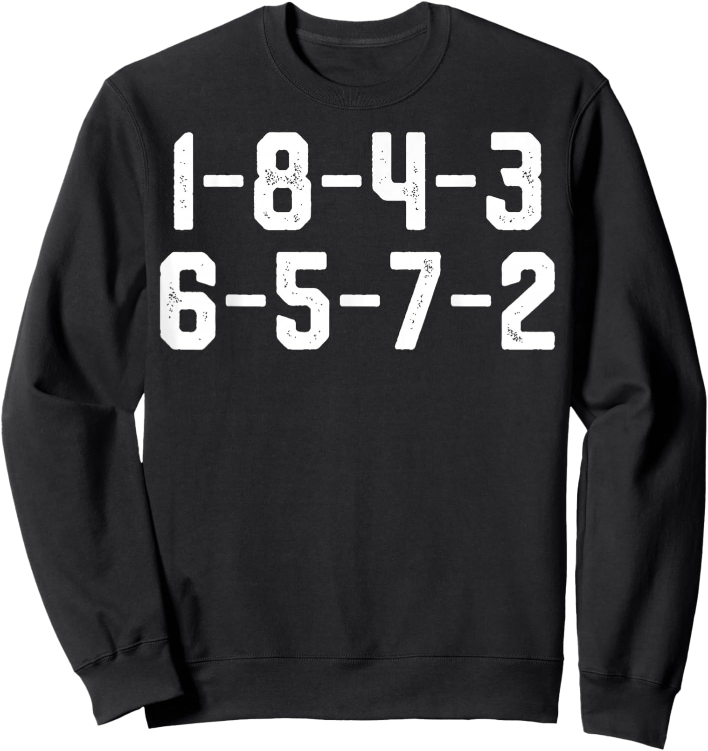 18436572 Firing Order Small Block Engine V8 Big Block Sweatshirt - Sweatshirt | Black