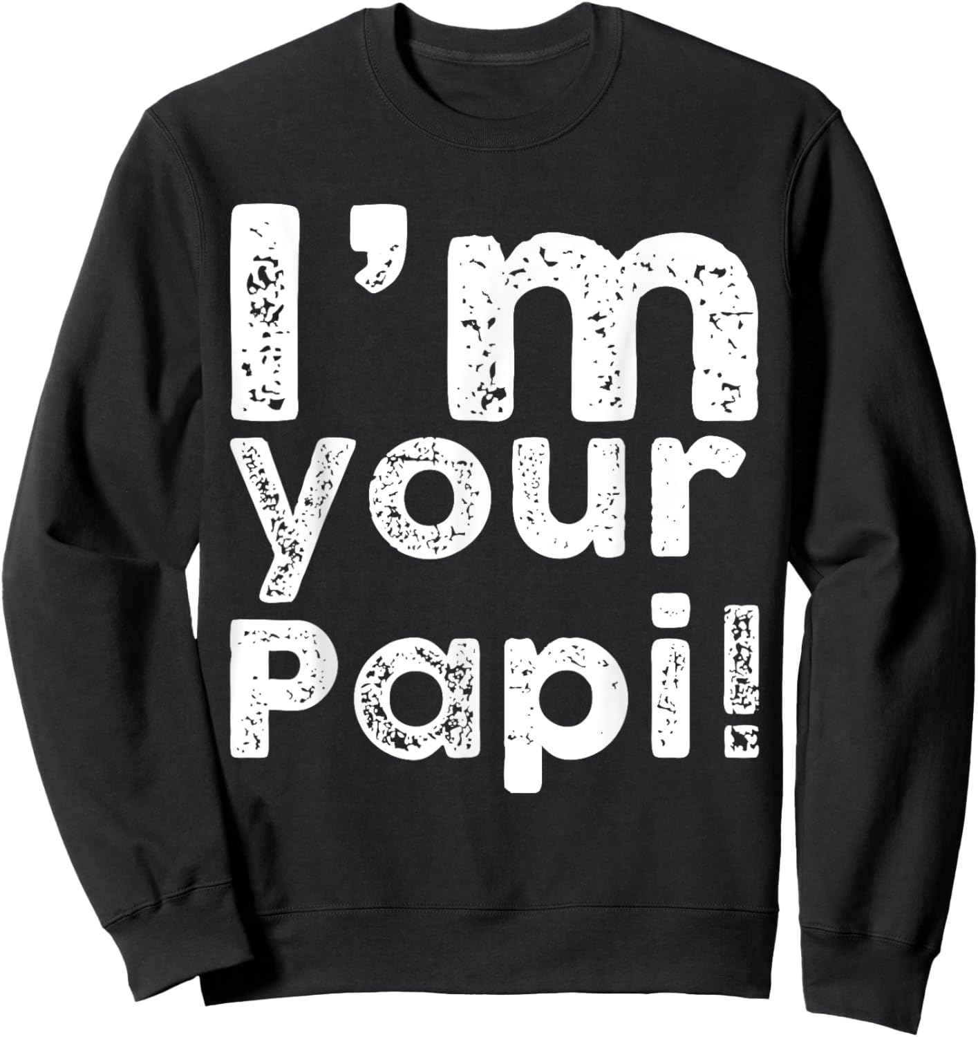 Im Your Papi Vintage Wrestling Boys Kids Sweatshirt - Sweatshirt | Black