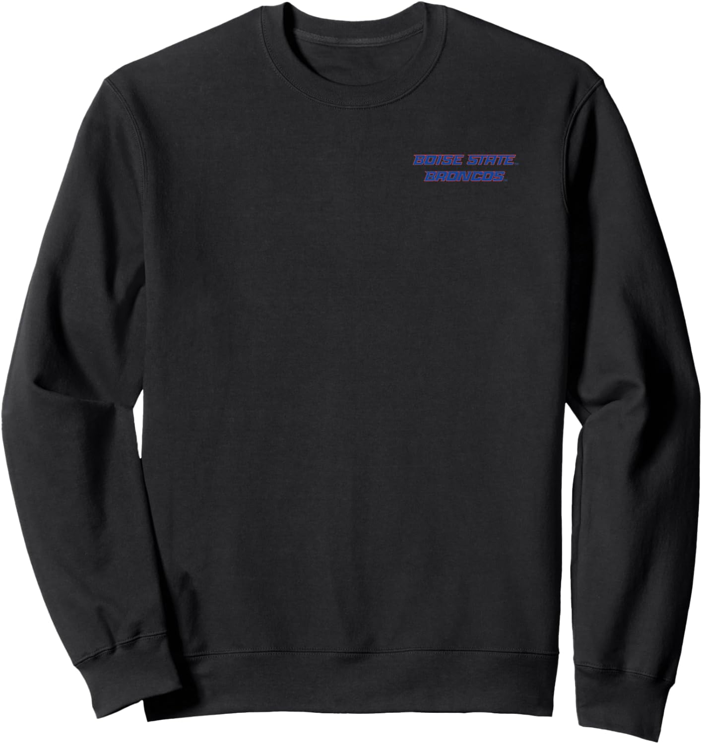 Boise State Broncos Icon Front/Back Officially Licensed Sweatshirt - Sweatshirt | Black