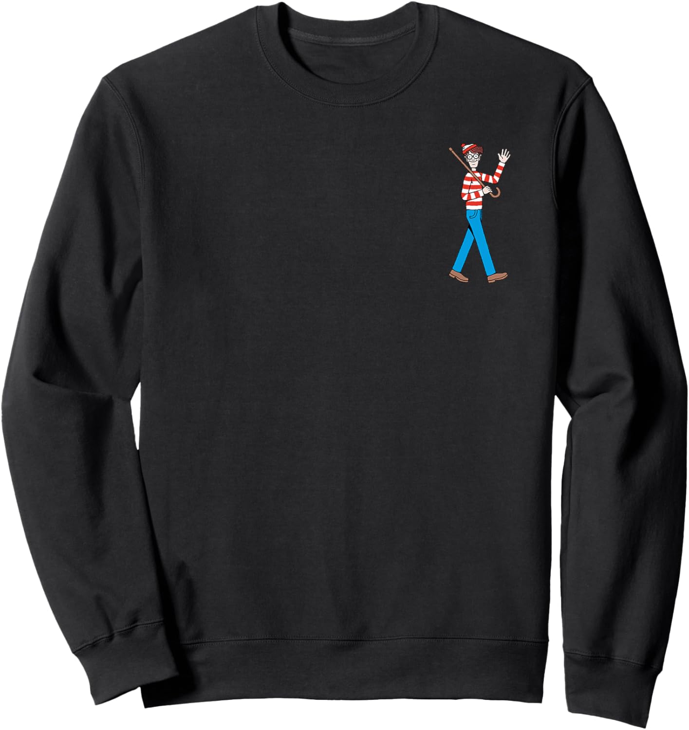 Marching Search Front & Back Sweatshirt - Sweatshirt | Black