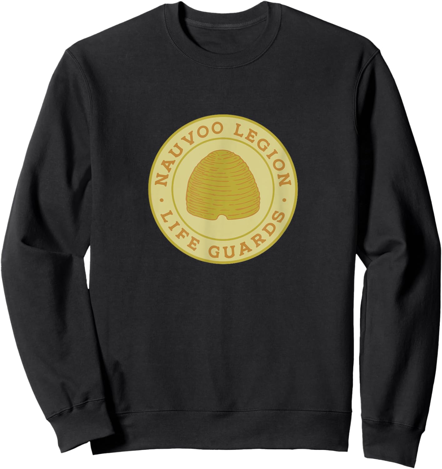 Nauvoo Legion Life Guards Uniform Button with Beehive Sweatshirt - Sweatshirt | Black