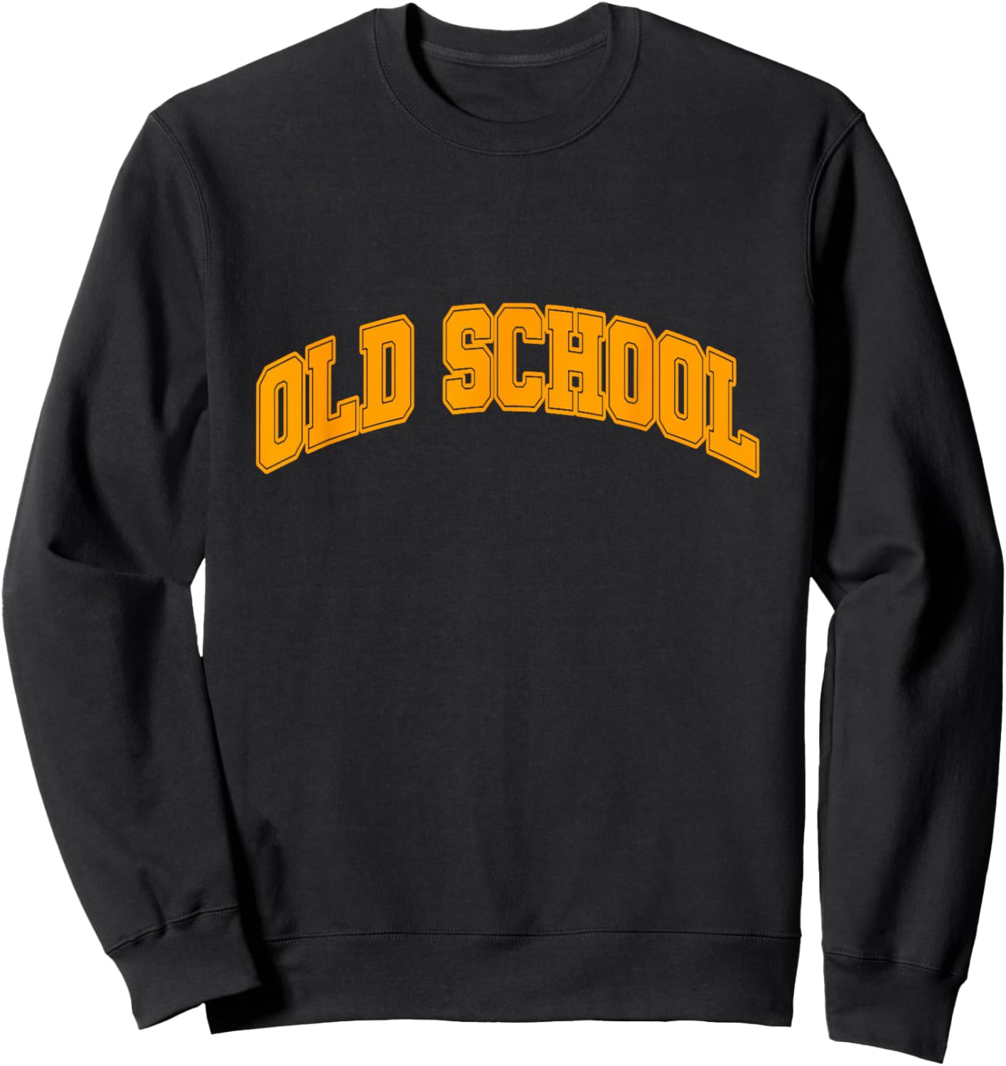 Orange Graphic Old School Orange Graphic Sweatshirt - Sweatshirt | Black