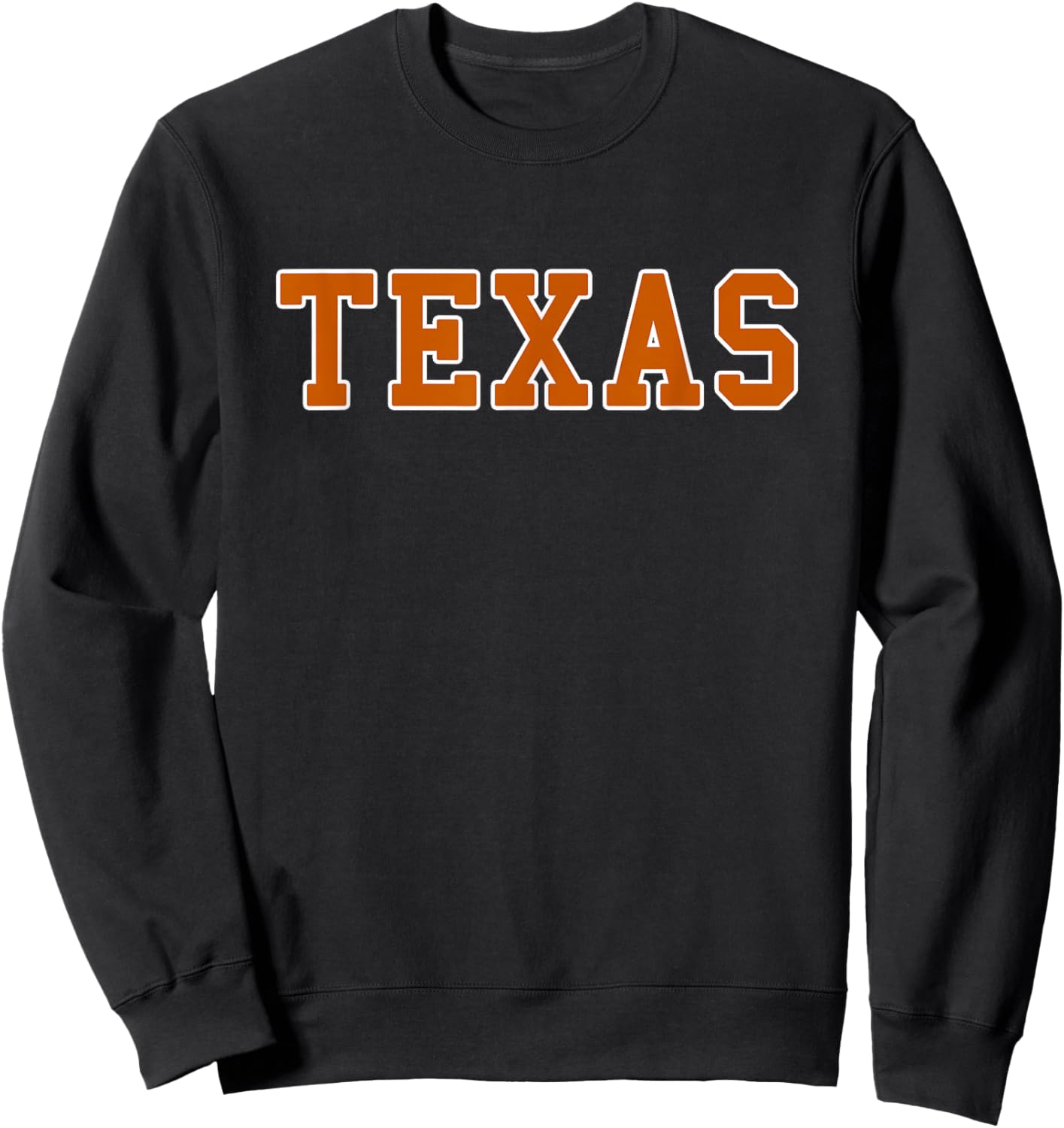 Texas - Throwback Design - Classic Sweatshirt - Sweatshirt | Black
