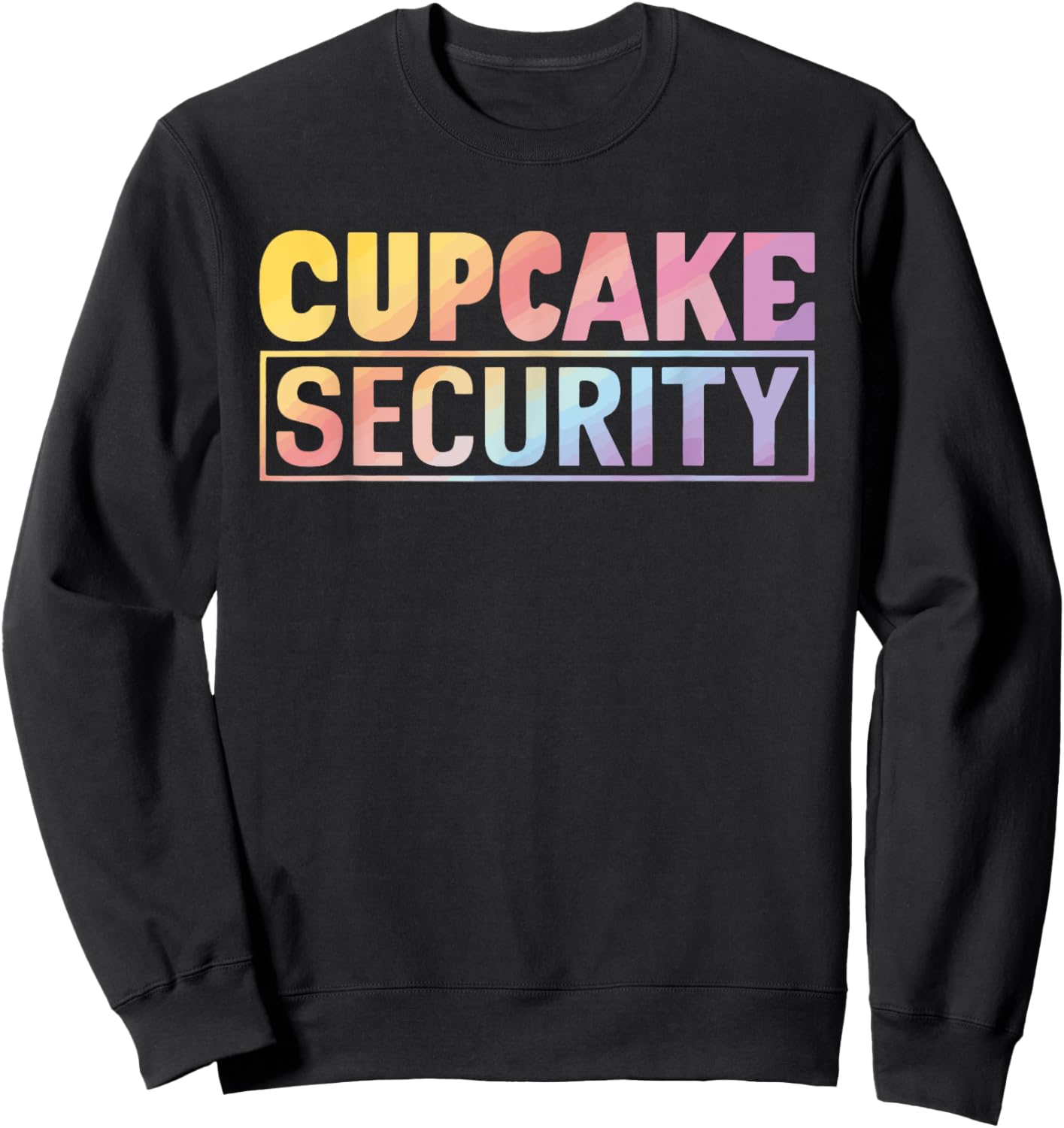 Cupcake Security Sweatshirt - Sweatshirt | Black