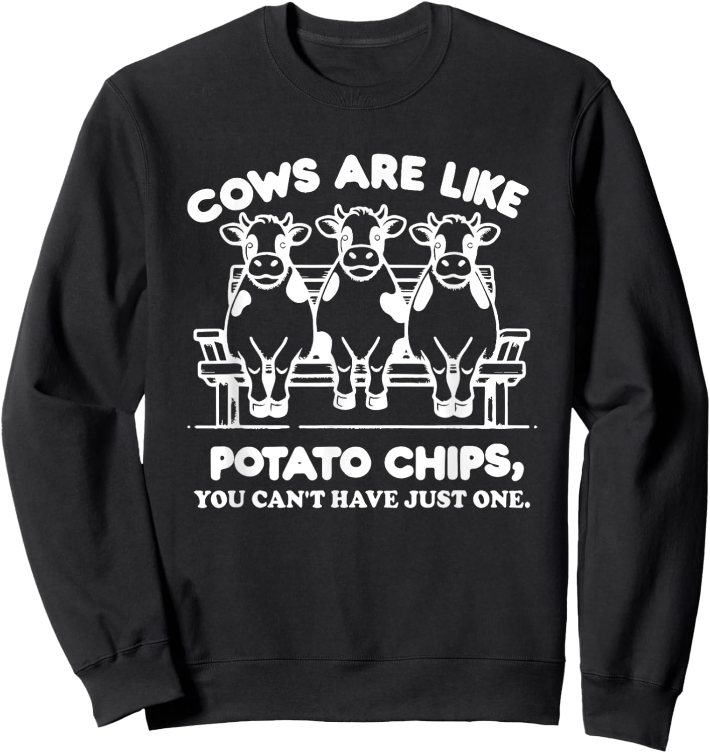 Funny Cow Owner Saying Farmer Quote Cow Lover Cows Sweatshirt - Sweatshirt | Black