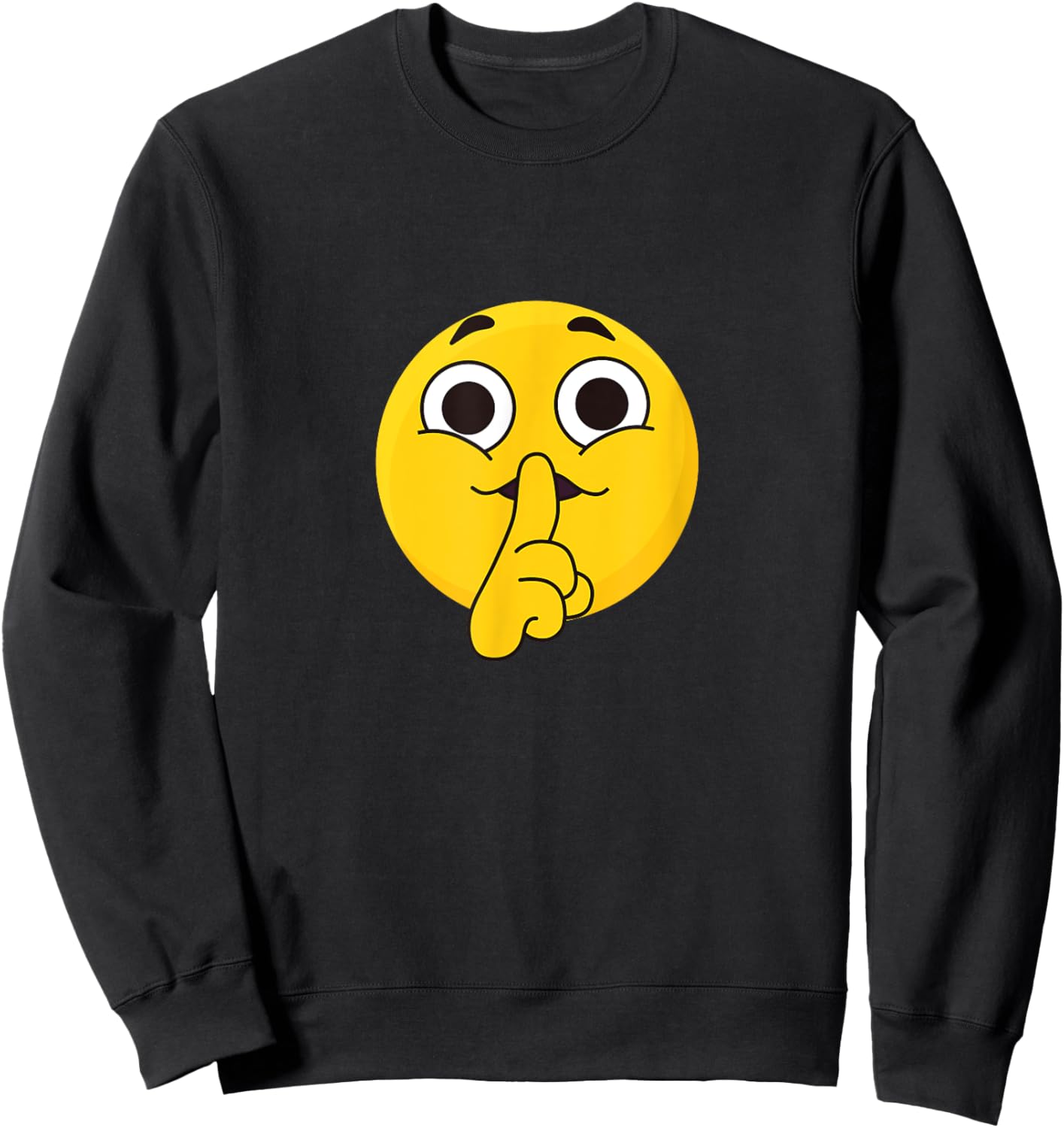 Shh! Sweatshirt - Sweatshirt | Black