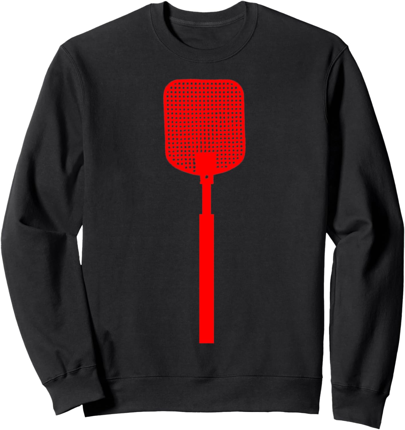 Fly Swatter Funny Lazy DIY Easy Halloween Party Costume Idea Sweatshirt - Sweatshirt | Black